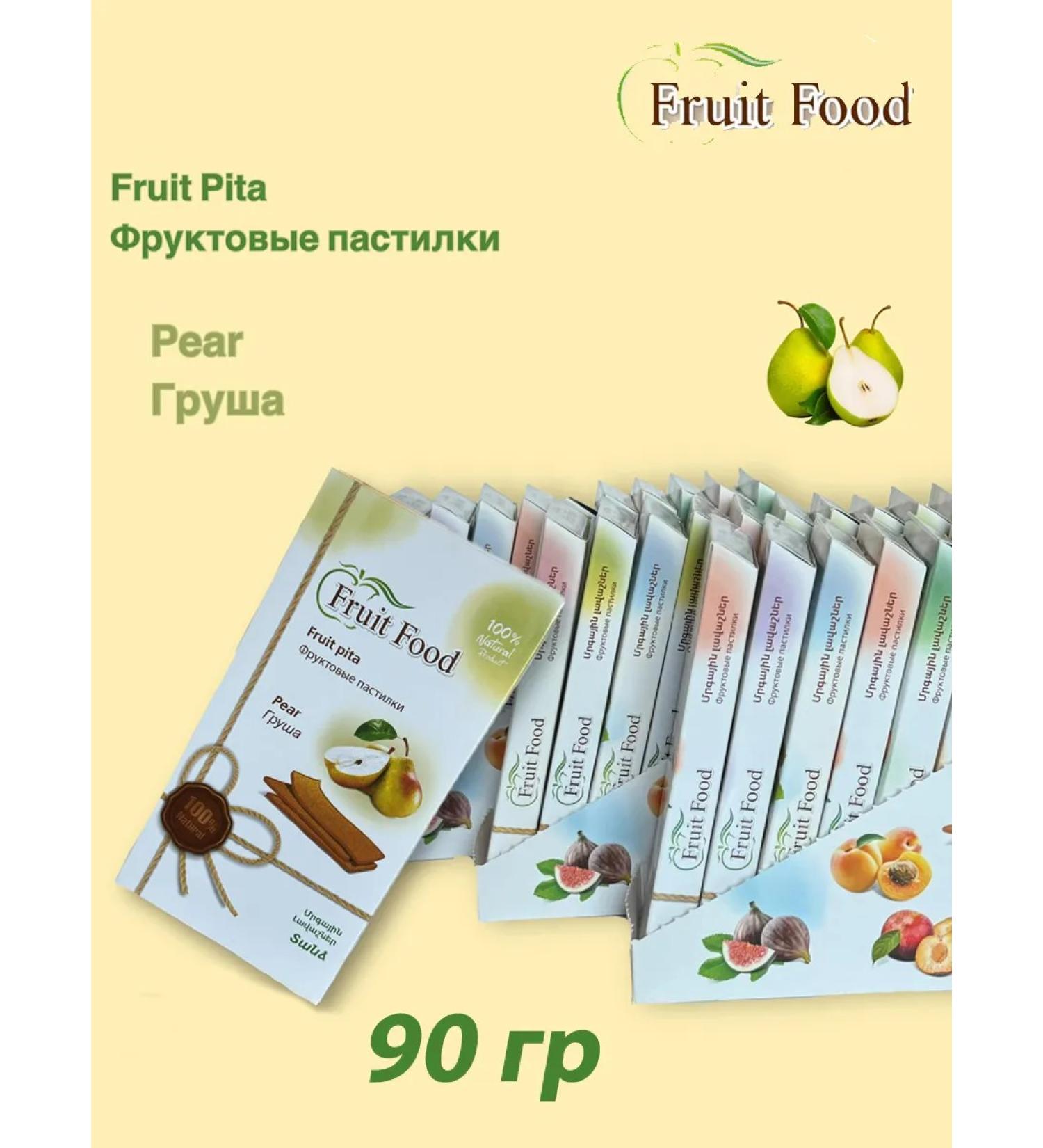 Fruit Food Fruit pastiles pear 90g - Buy Online on GoSupps.com