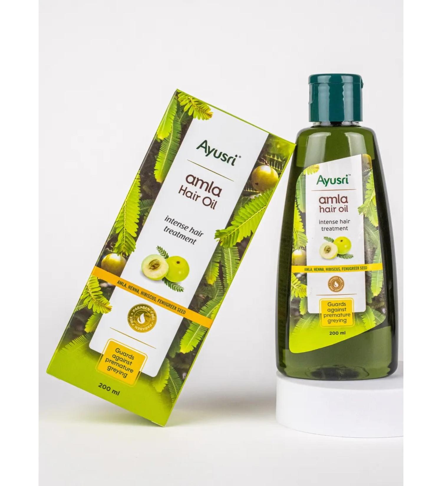 Ayusri Hair oil amla 200 ml - Buy Online on GoSupps.com