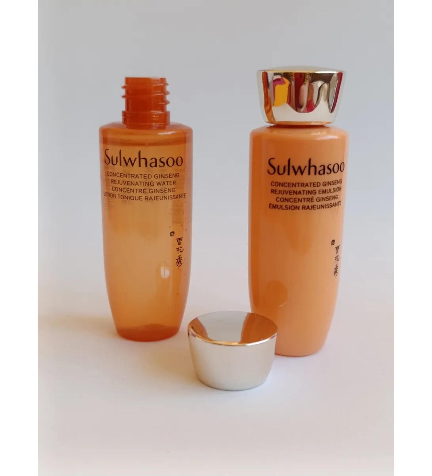 Sulwhasoo Concentrated toner + emulsion with ginseng peptides - Buy Online on GoSupps.com
