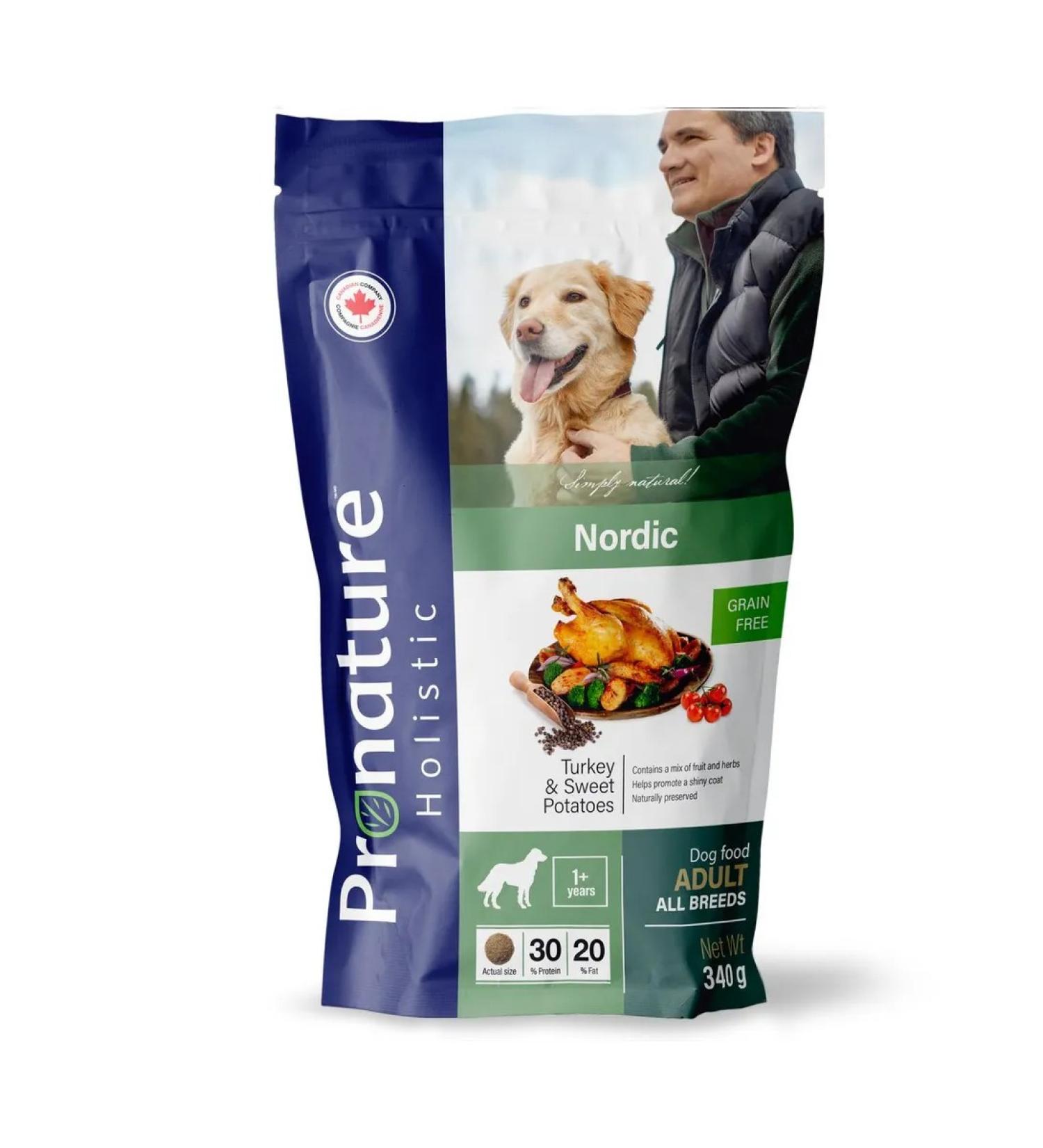 Pronature Bezern Holistic Nordico for dogs - turkey duck 340g - Buy Online on GoSupps.com