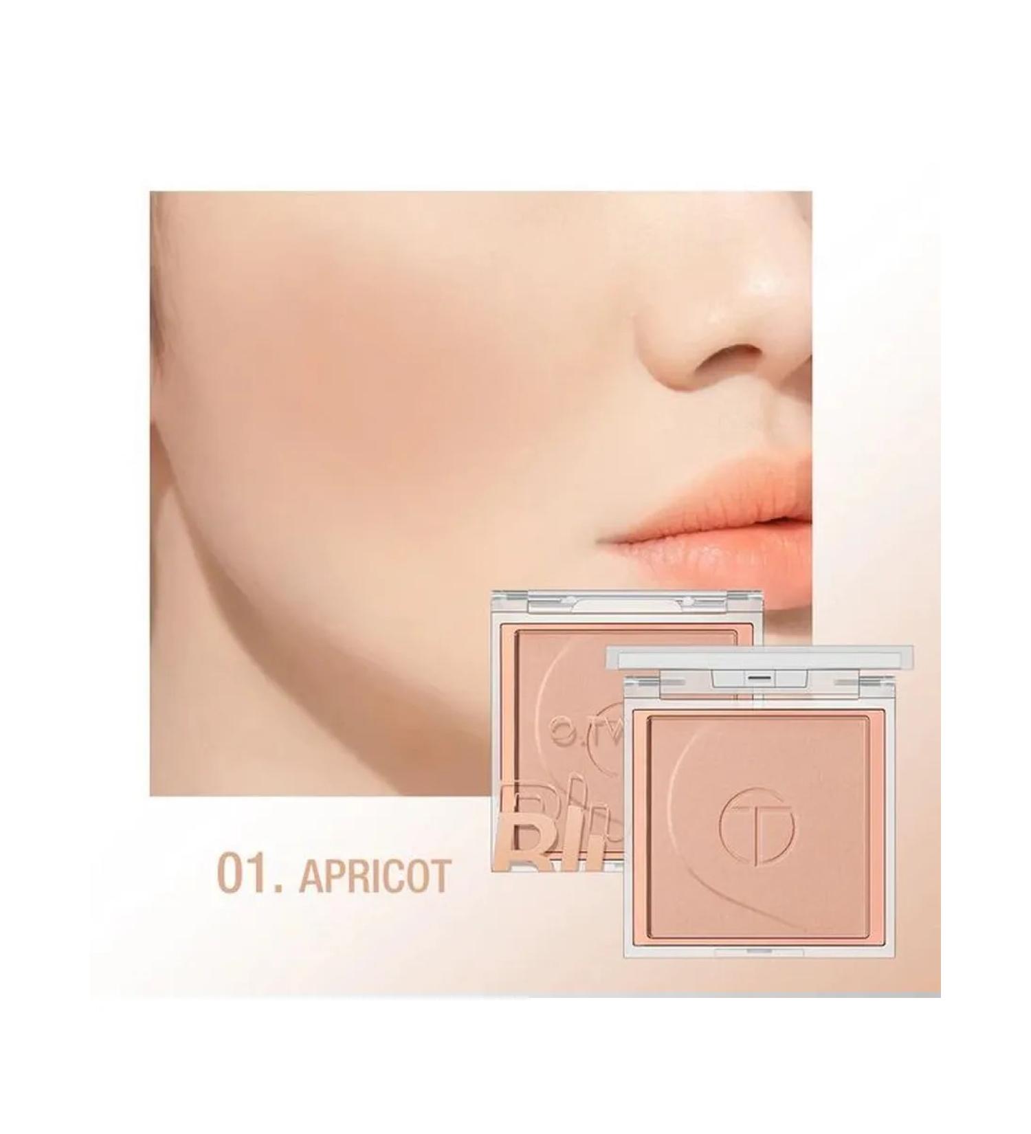 OTWOO Palette of blush in a shade of 01 Apricot (apricot) 5g - Buy Online on GoSupps.com