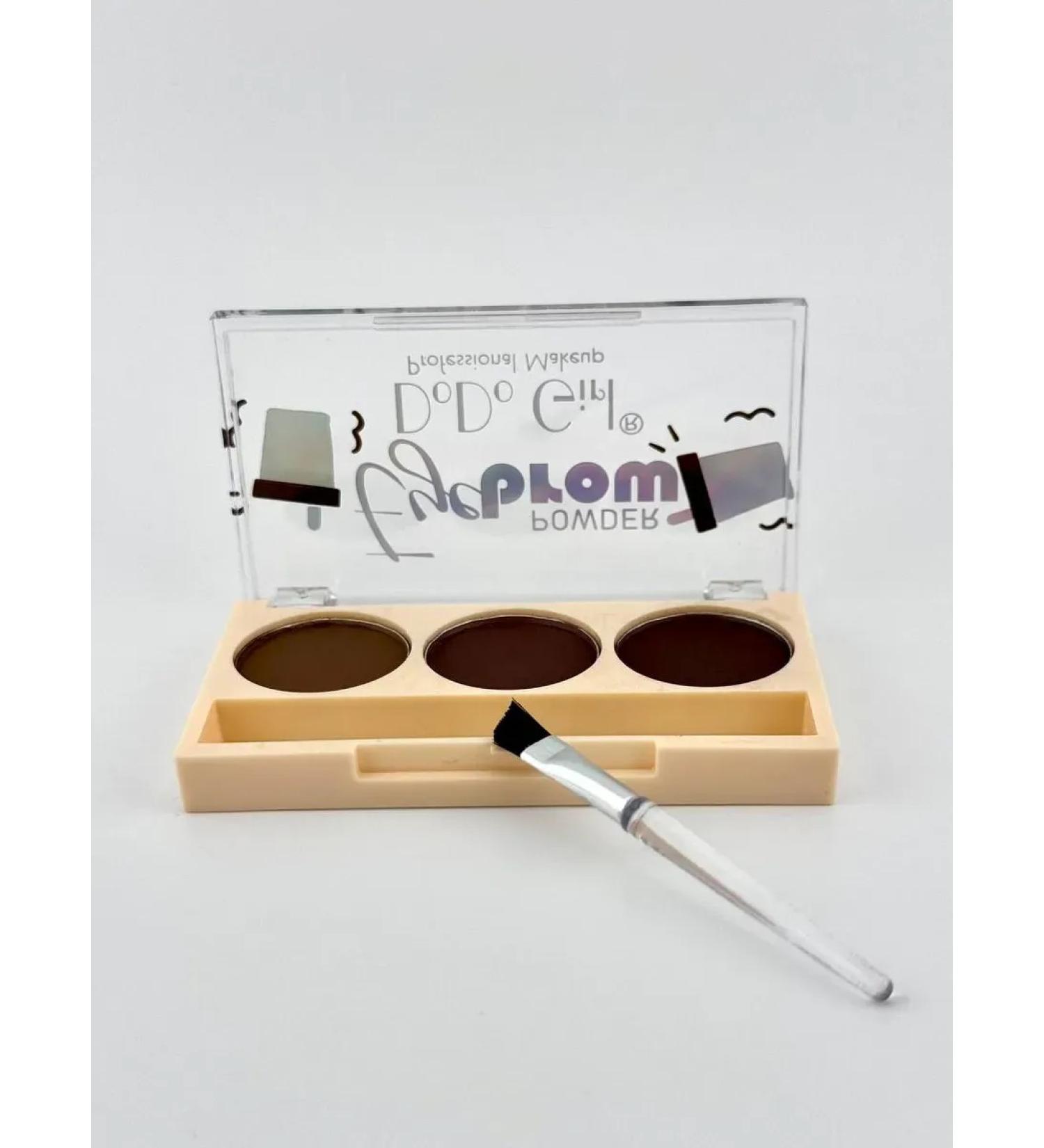 Kiwi Eyebrow shadows black and brown waterproof - Buy Online on GoSupps.com