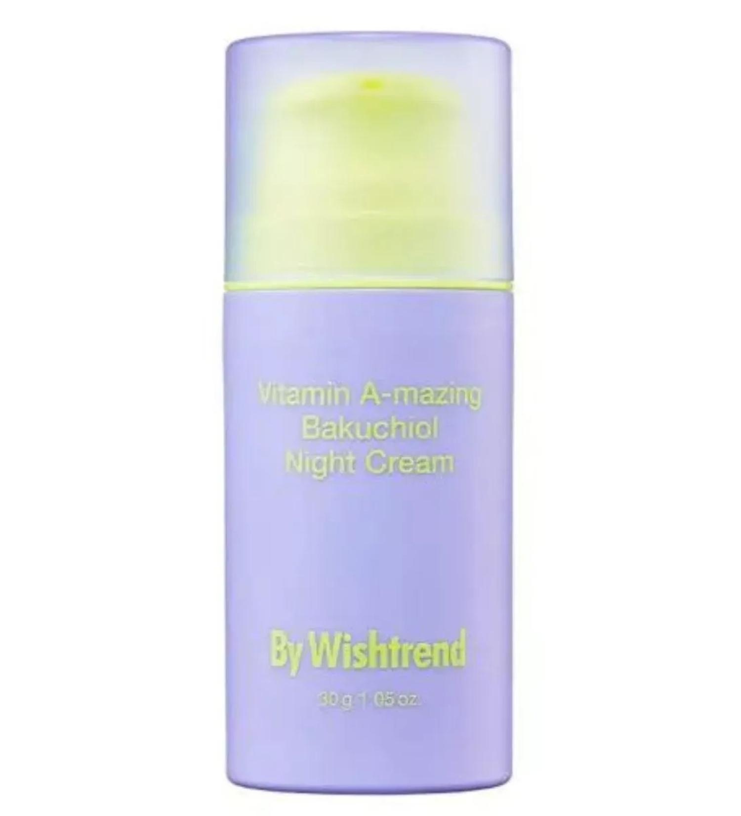 By Wishtrend Vitamin A-Mazing Bakuchiol Night Cream anti-aging cream - Buy Online on GoSupps.com