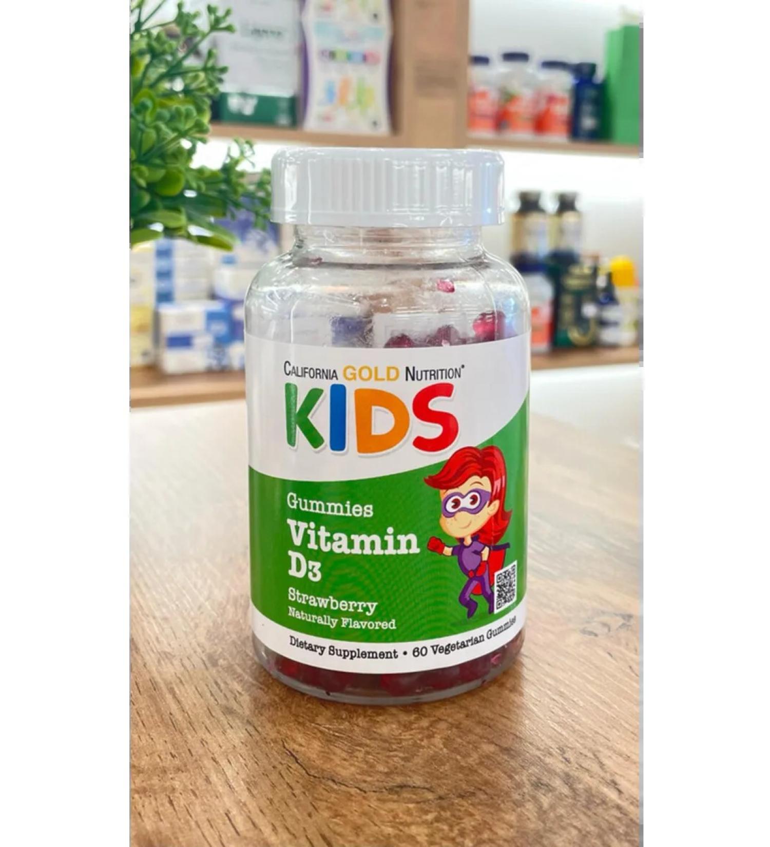 California Gold Nutrilon Kids Gummies Vitamin D3 Marmalade with vitamin D3