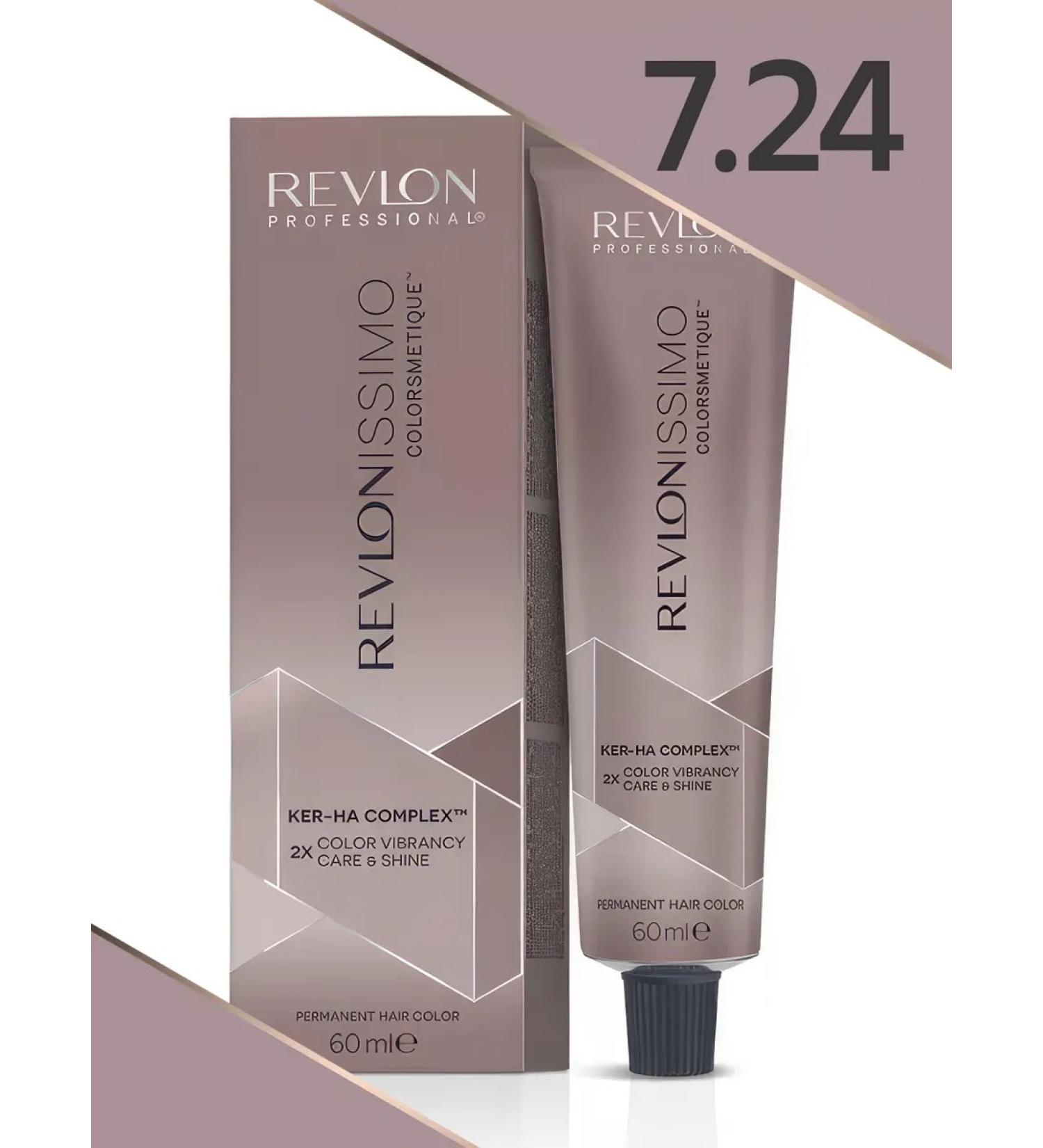 Revlon Professional Revlonissimo 7.24 Persistent hair dye 60 ml - Buy Online on GoSupps.com