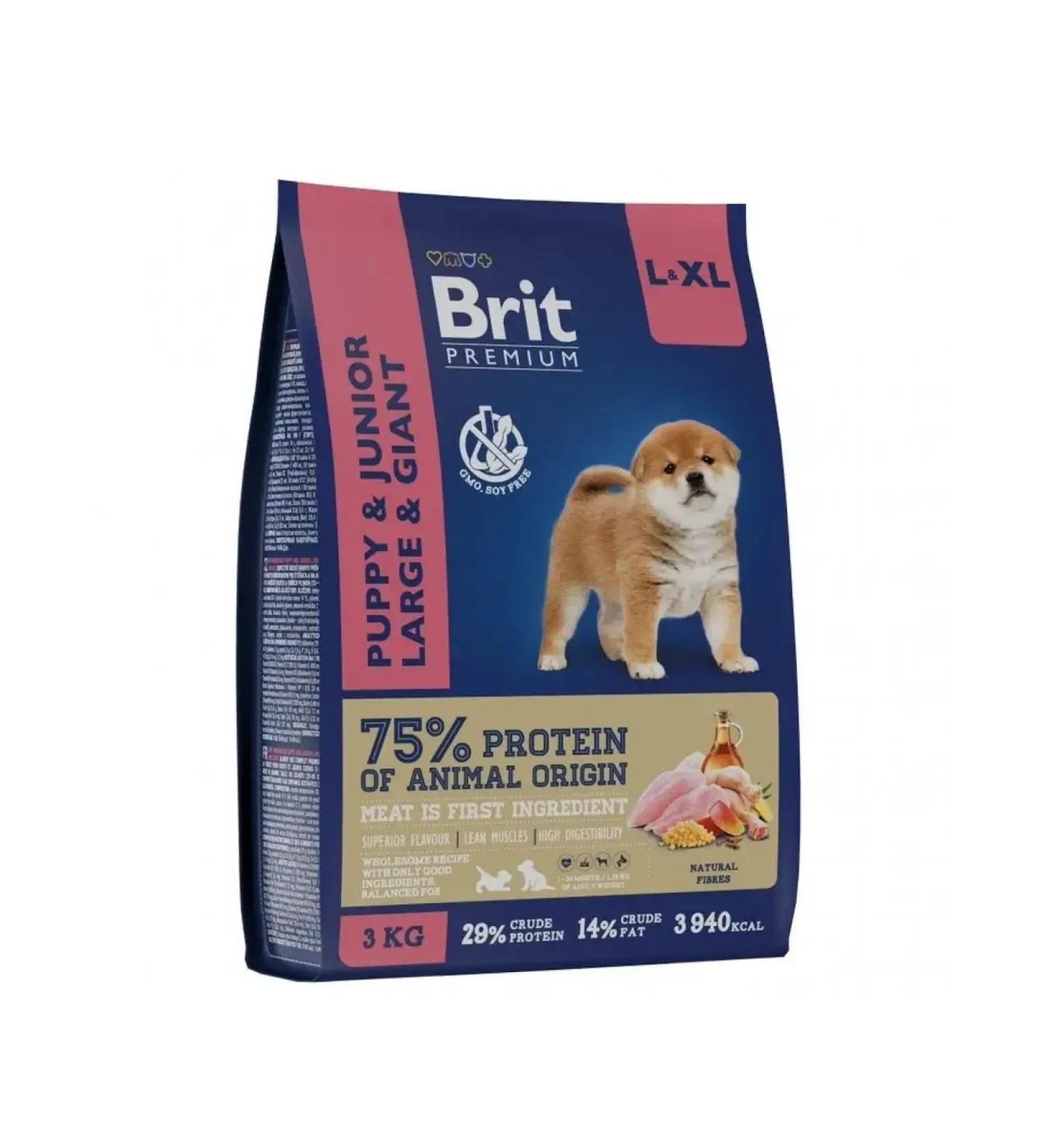 Brit For puppies and the moli-tank of large breeds 3kg - Buy Online on GoSupps.com