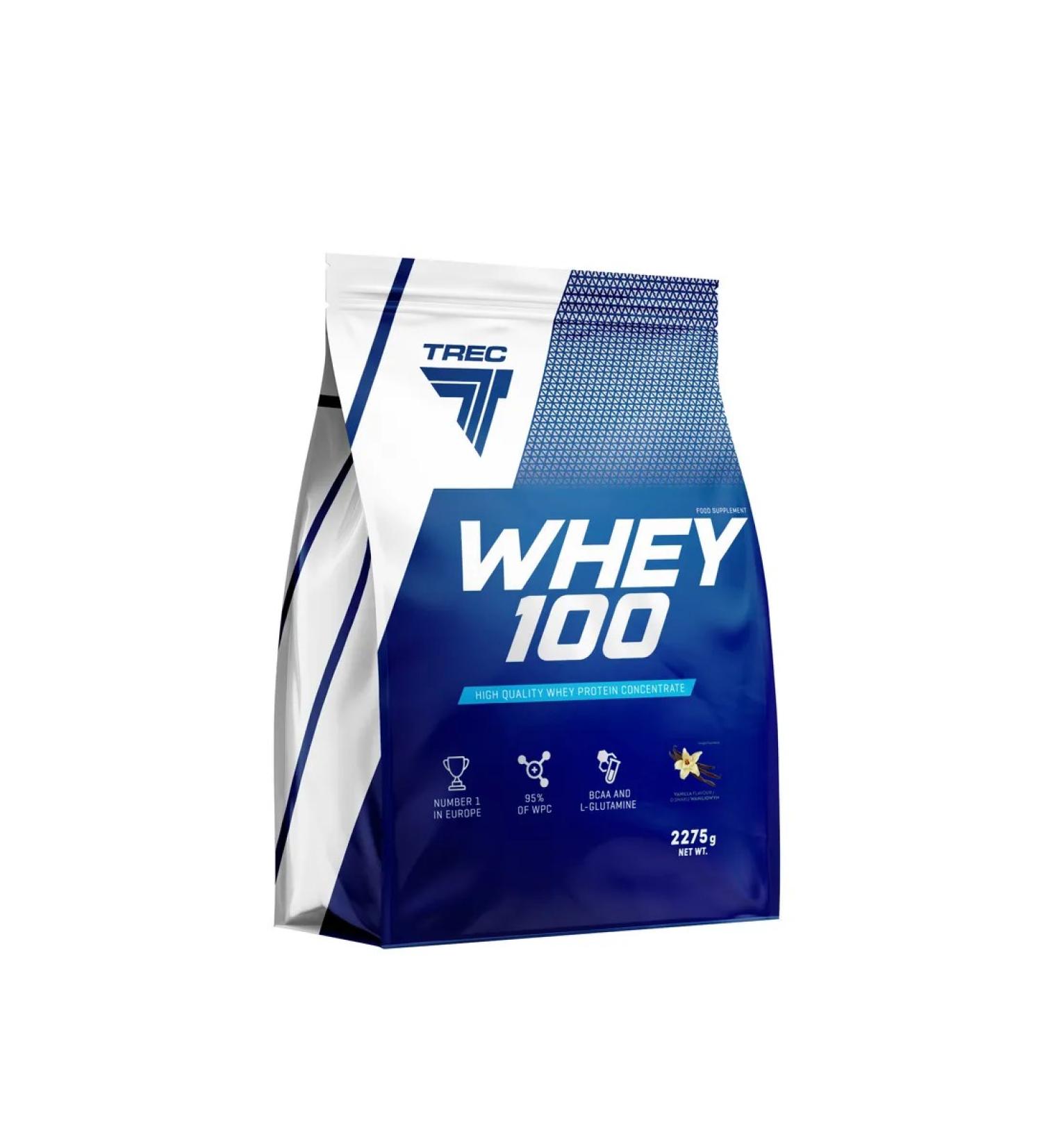 Trec Nutrition Protein serum TREC WHEY 100 2275G Vanilla - Buy Online on GoSupps.com