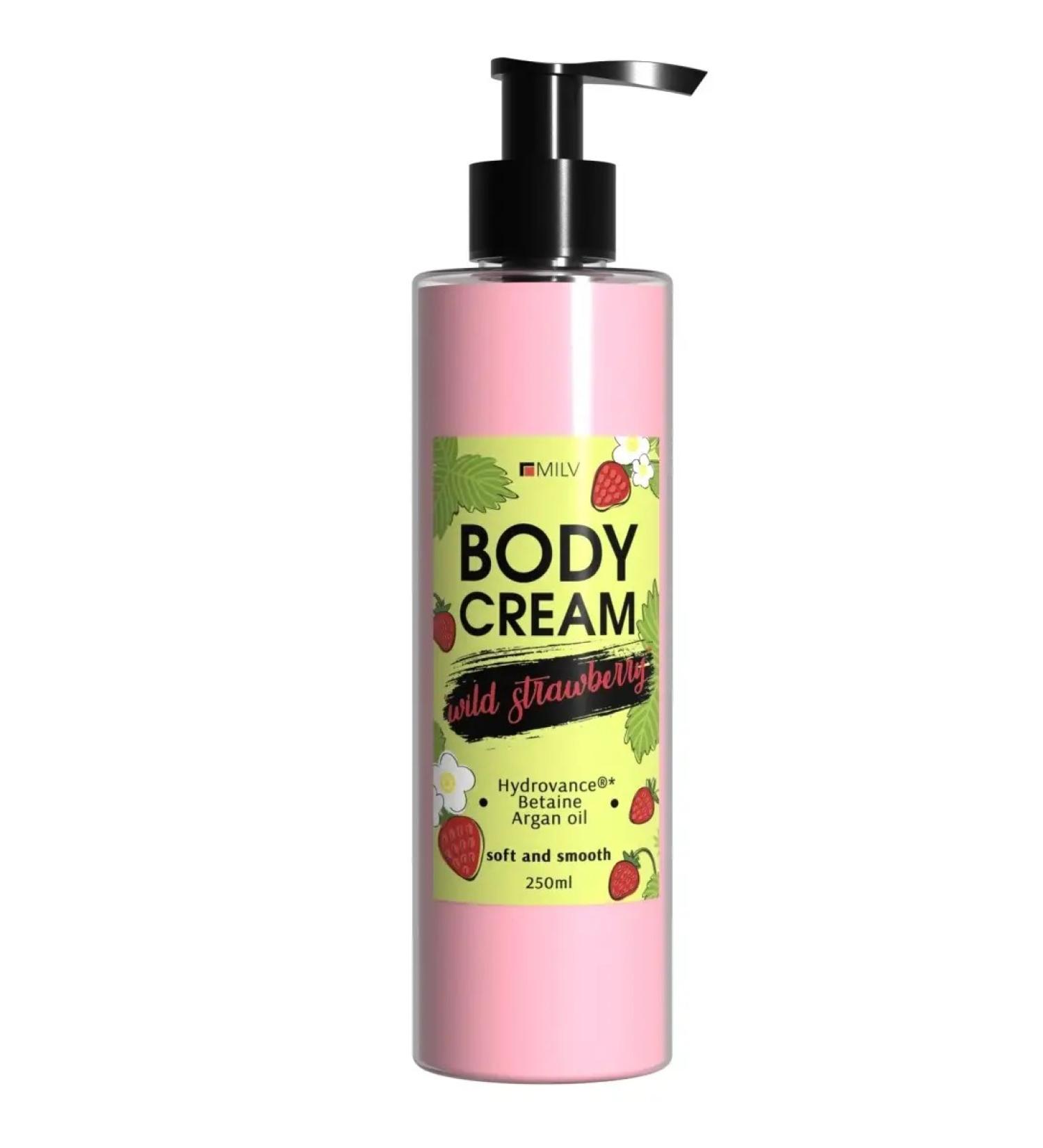 MILV Body cream "Strawberries"