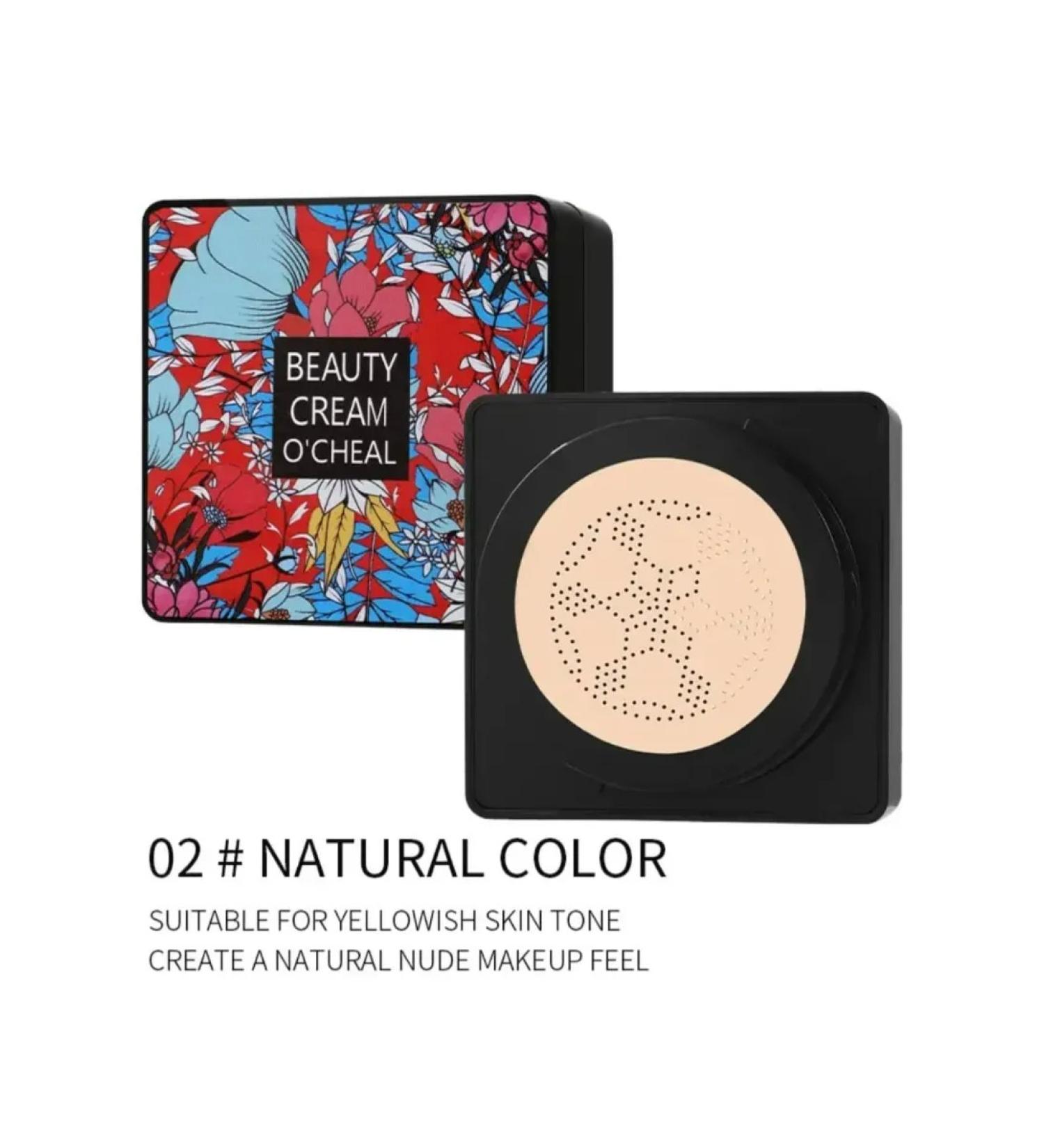 Ocheal Cushon for face with sponge tone 02 Natural Color - Buy Online on GoSupps.com