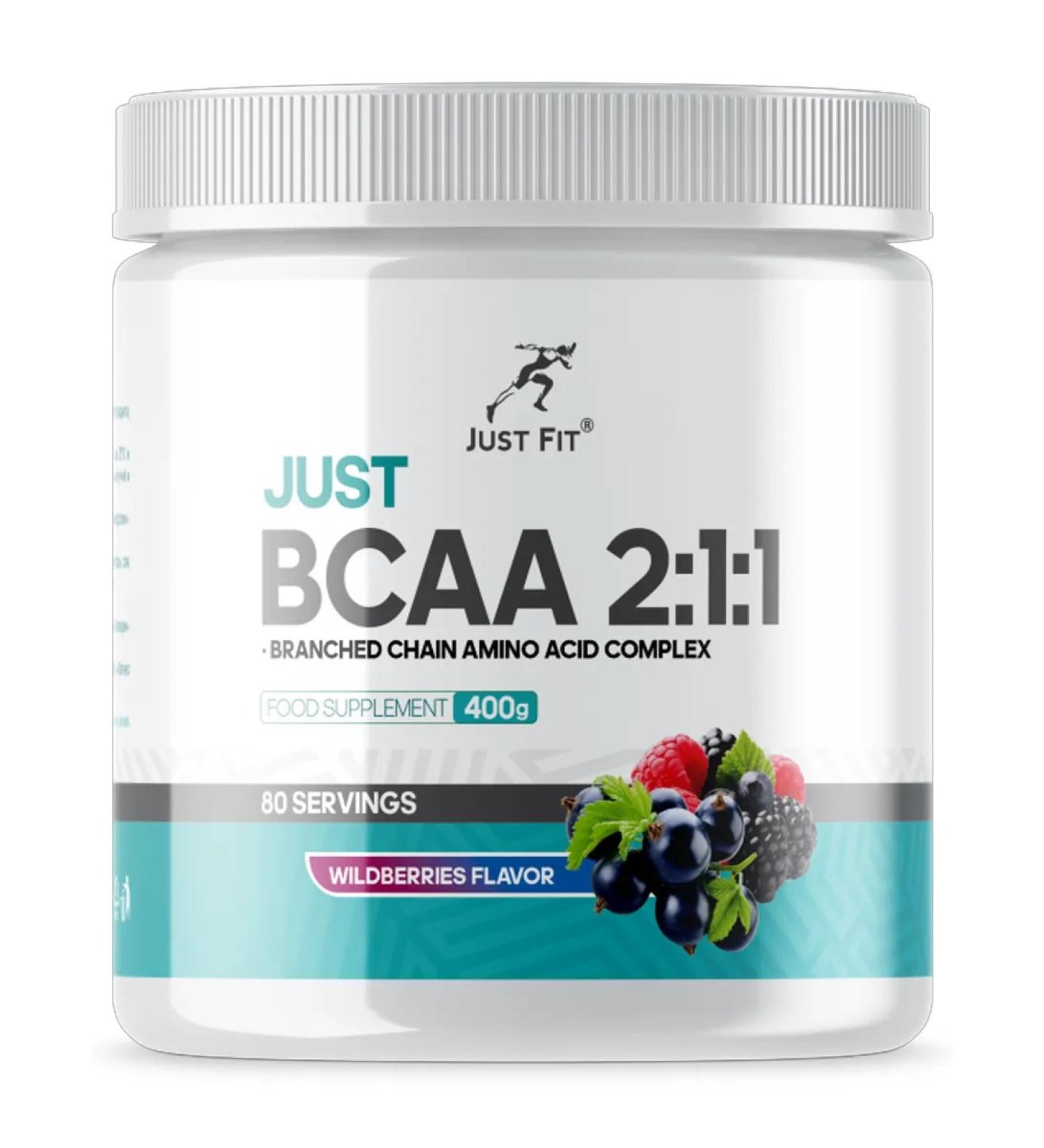 JUST FIT Vasaa powder amino acids 400 grams forest berries