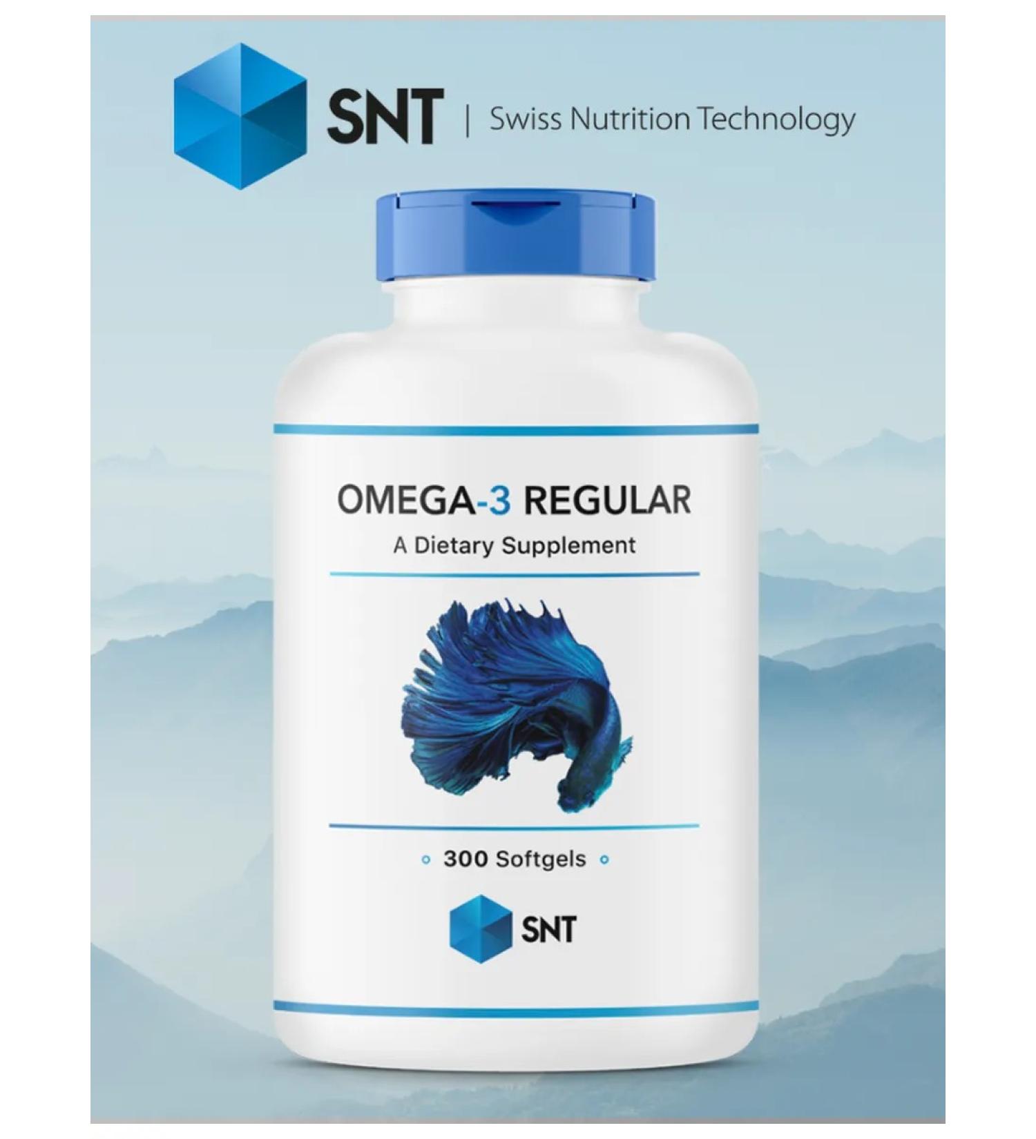 SNT Swiss Nutrition Technology Fisheries Omega-3 Regular 300 cap - Buy Online on GoSupps.com