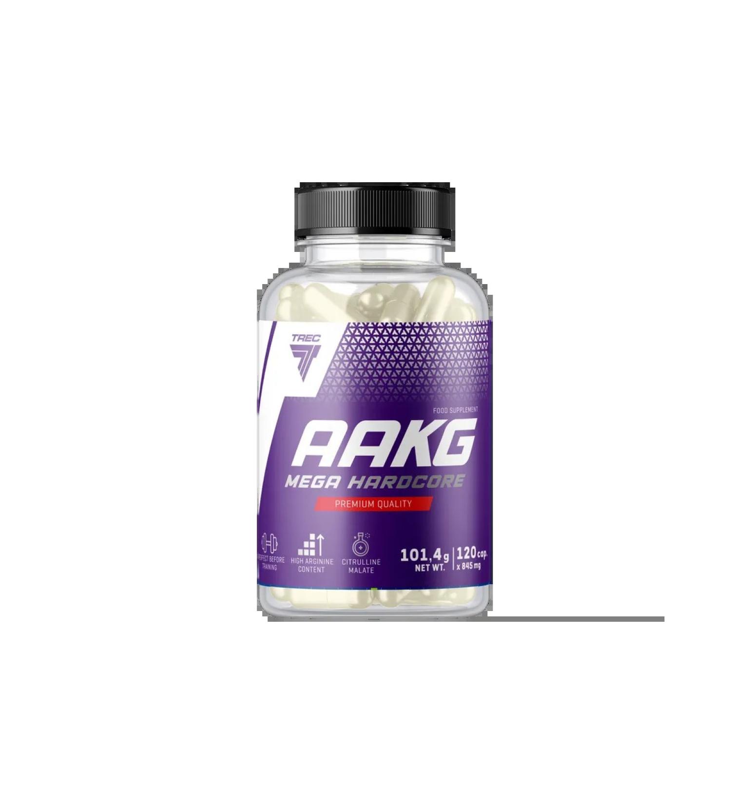 Trec Nutrition Arginine for pumping TREC AAKG MEGA Hardcore 120 Caps