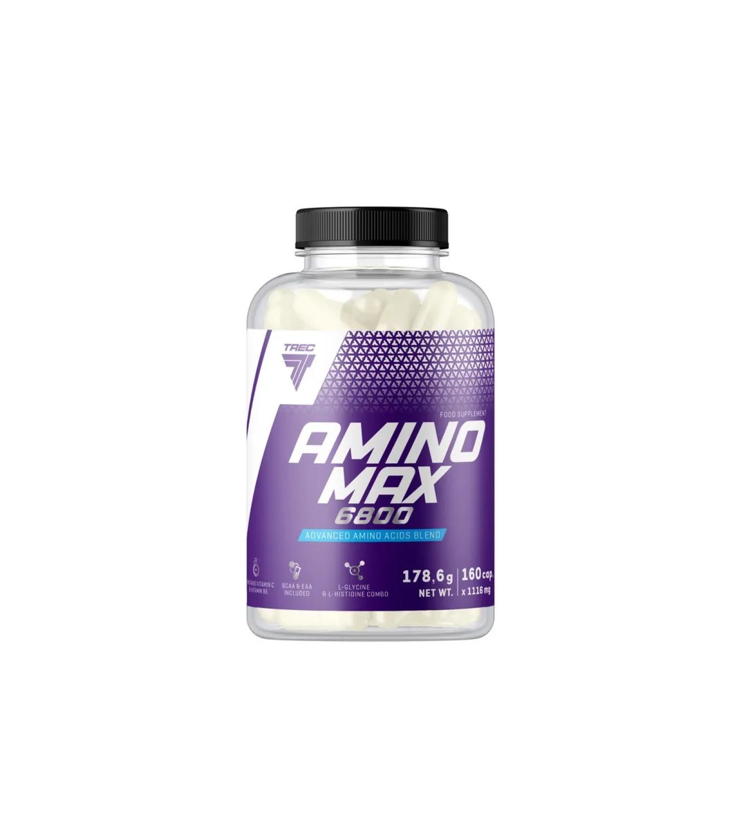 Trec Nutrition Amino acids complex TREC amino max 6800 160 capsules