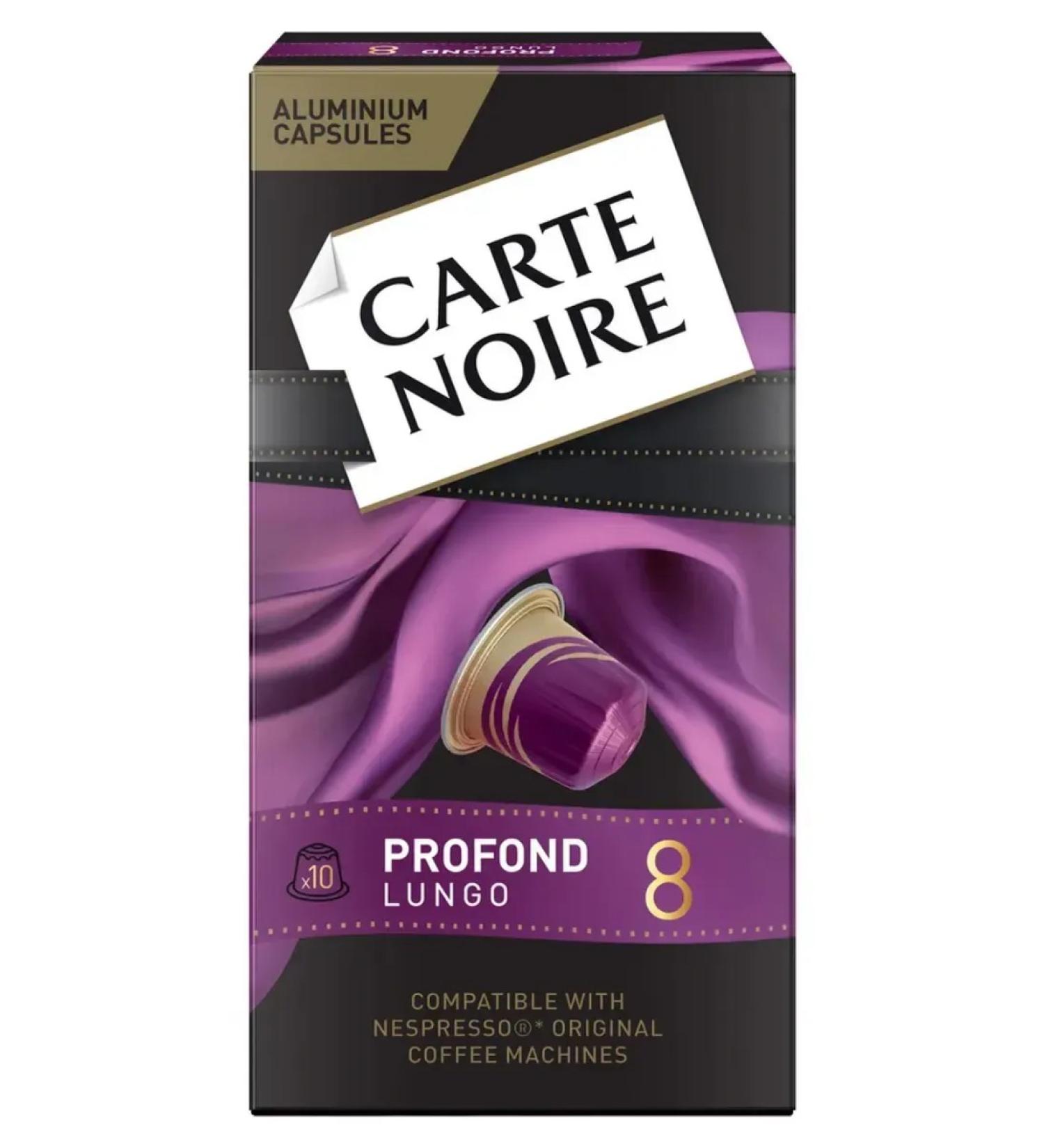 Coffee in capsules Carte Noire Profond Lungo No. 8