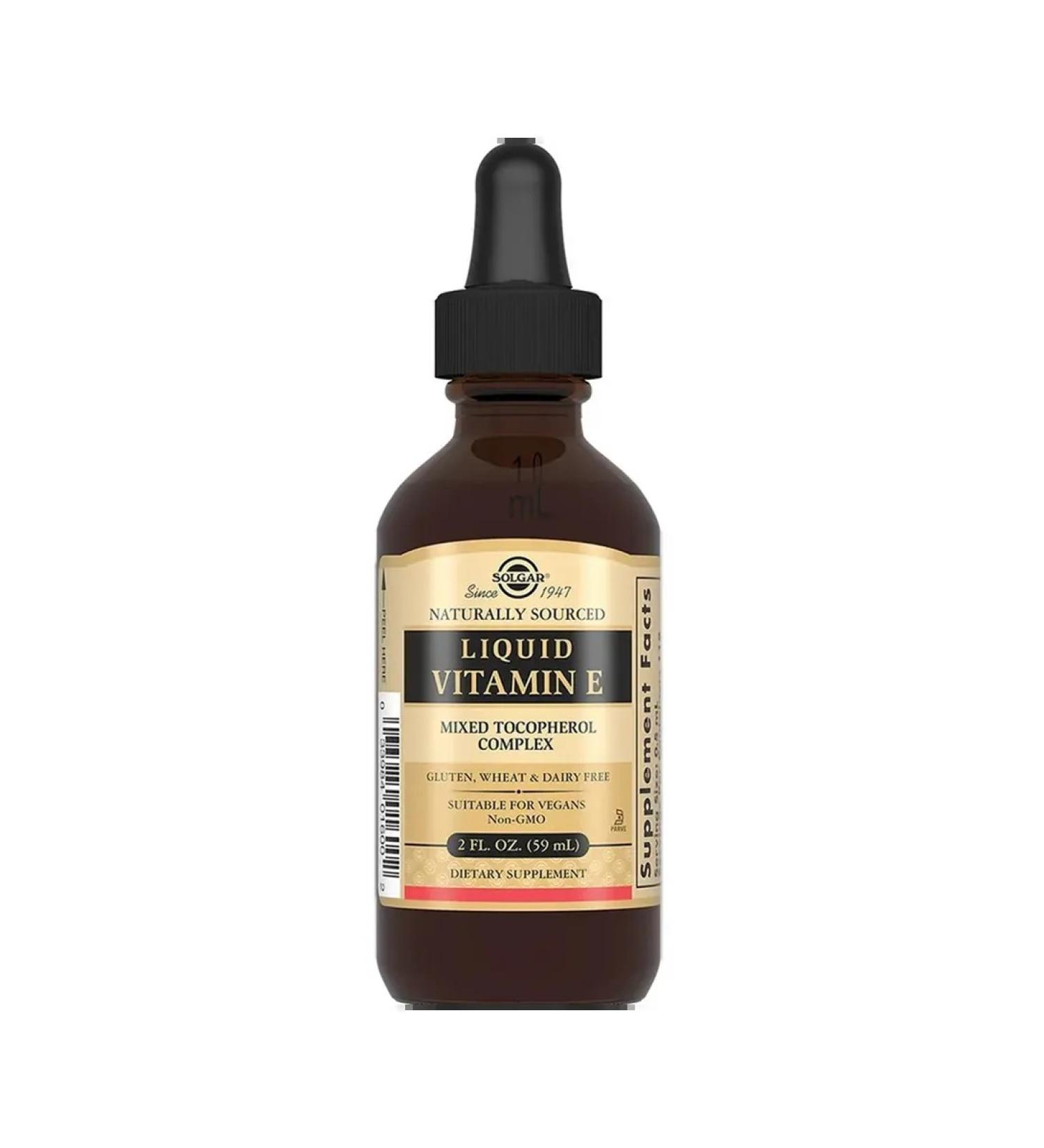 SOLGAR Liquid vitamin E 60 ml - Buy Online on GoSupps.com