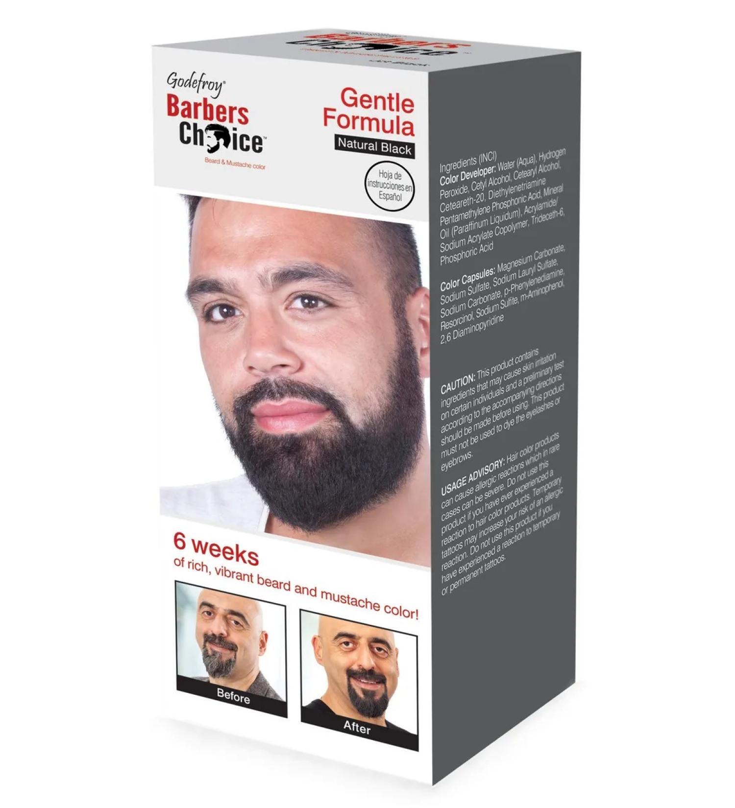 Godefroy Eyebrow Camouflage of beard natural-black camouflage