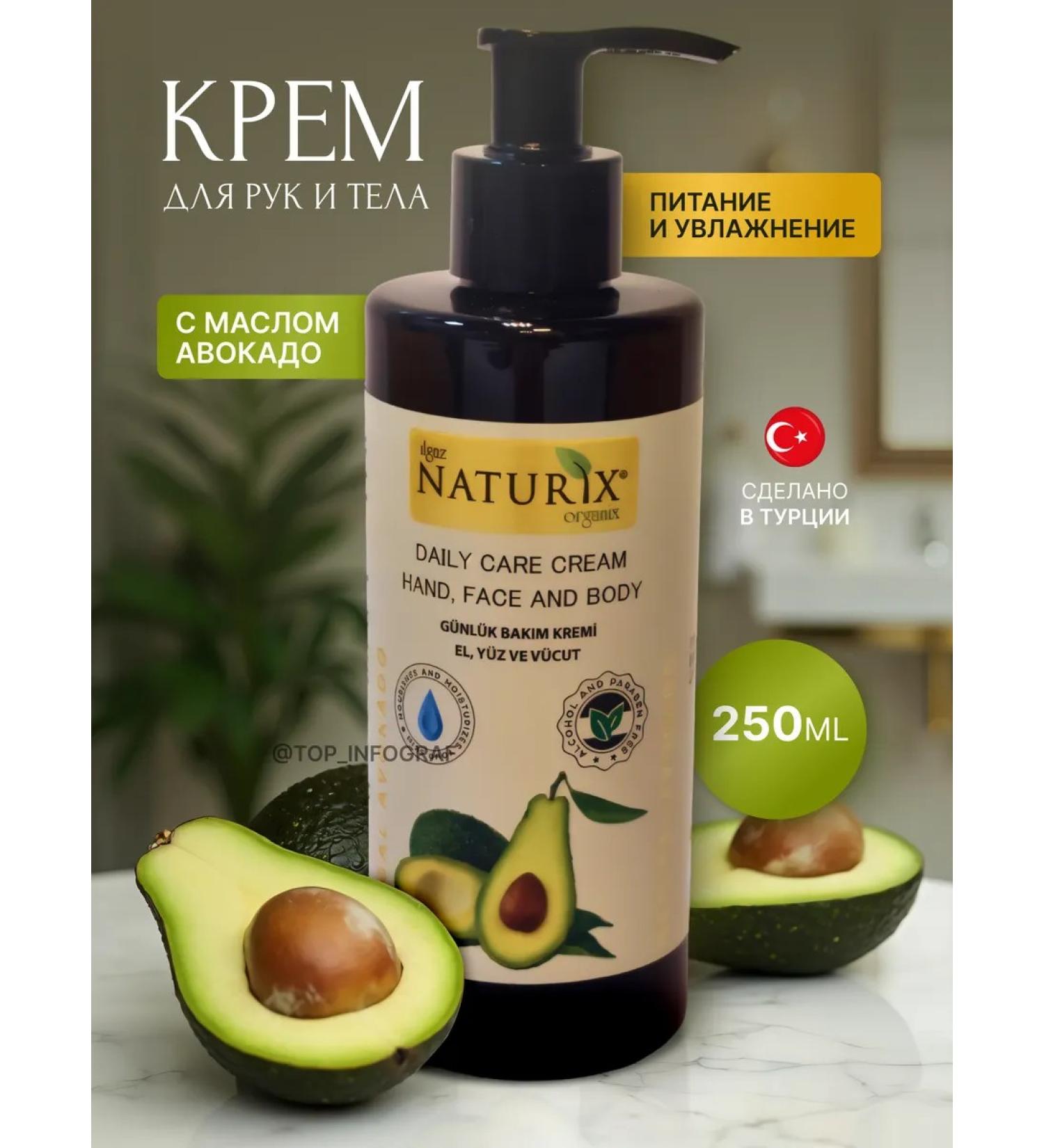 NATURIX Hand and body cream moisturizing with avocados - Buy Online on GoSupps.com