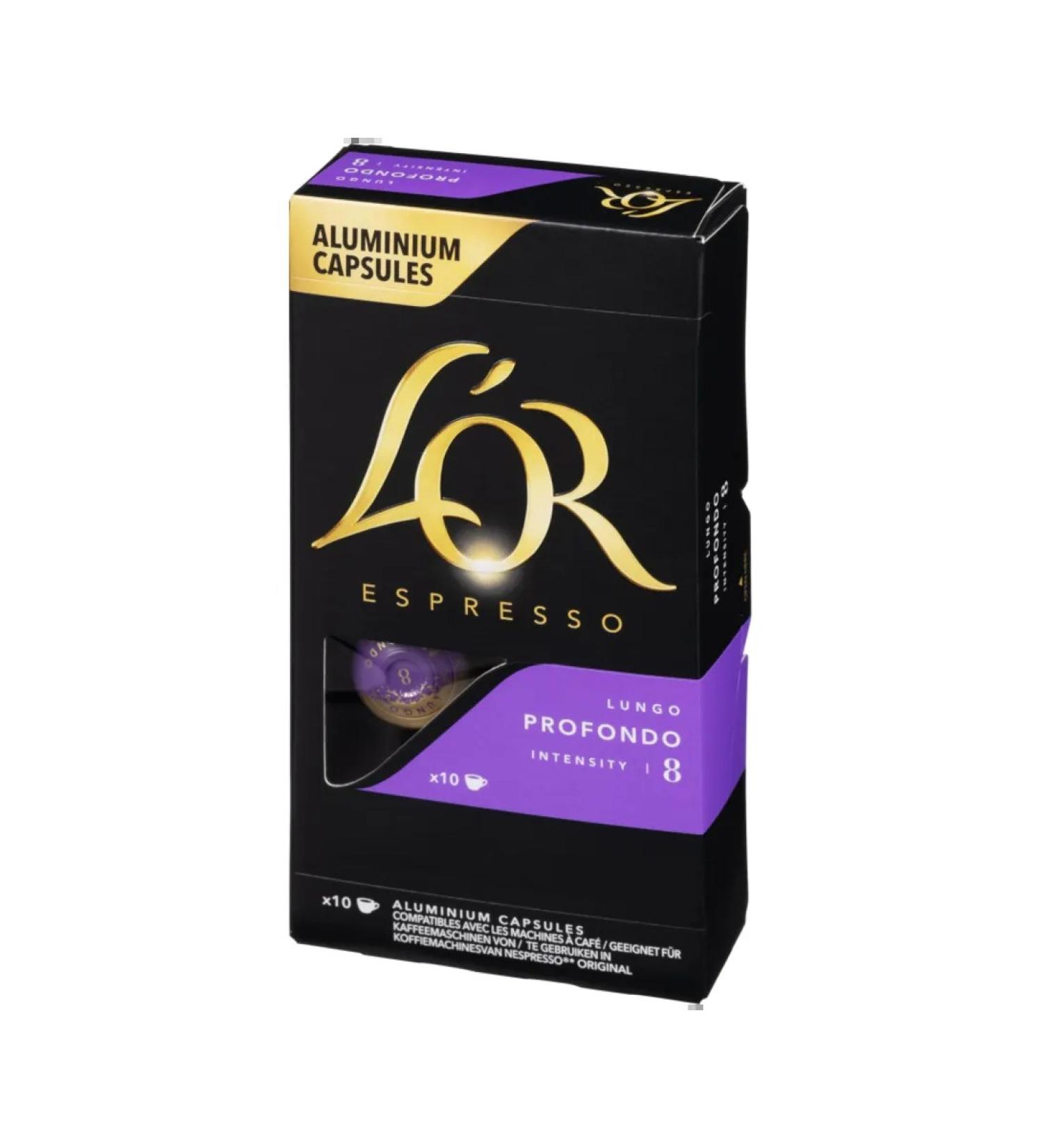 L'OR Coffee in the capsules of Espresso Lungo Profondondo 1 - Buy Online on GoSupps.com