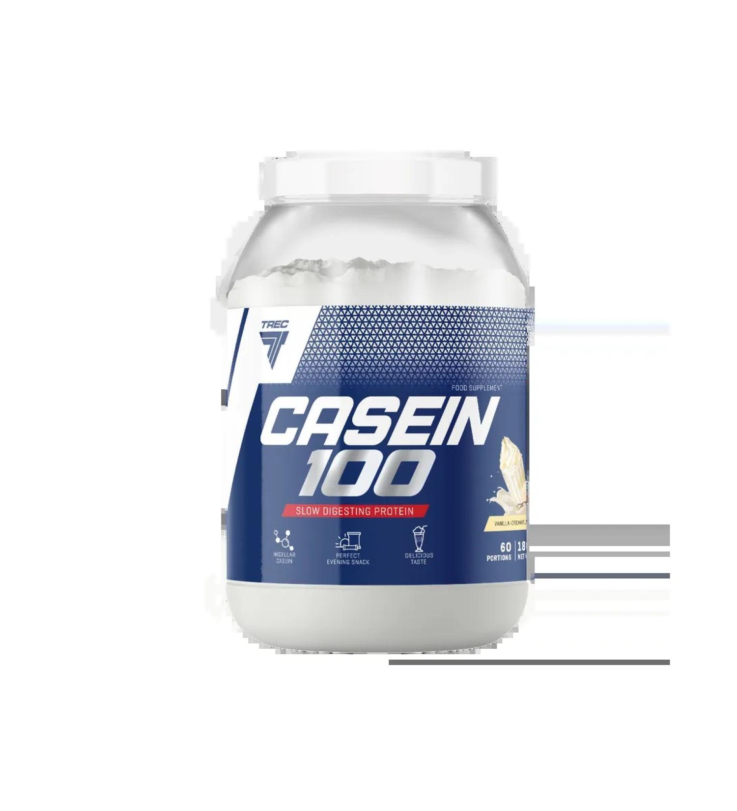 Trec Nutrition Night Protein Casein TREC CASEIN 100 600G Creamy-Vanilla - Buy Online on GoSupps.com