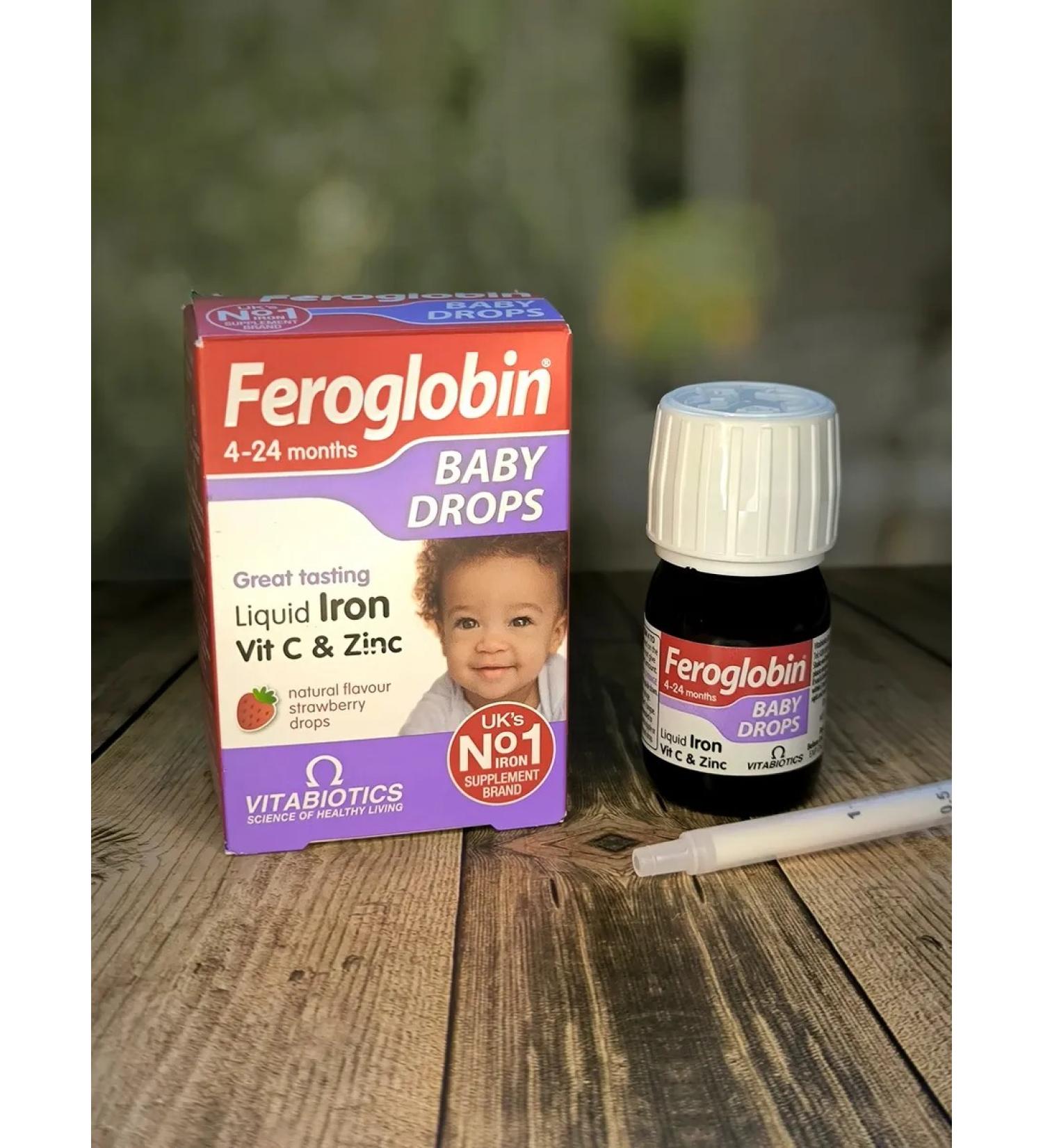 Vitabiotics Feroglobin Baby Drops 30 ML Vitabiots - Buy Online on GoSupps.com