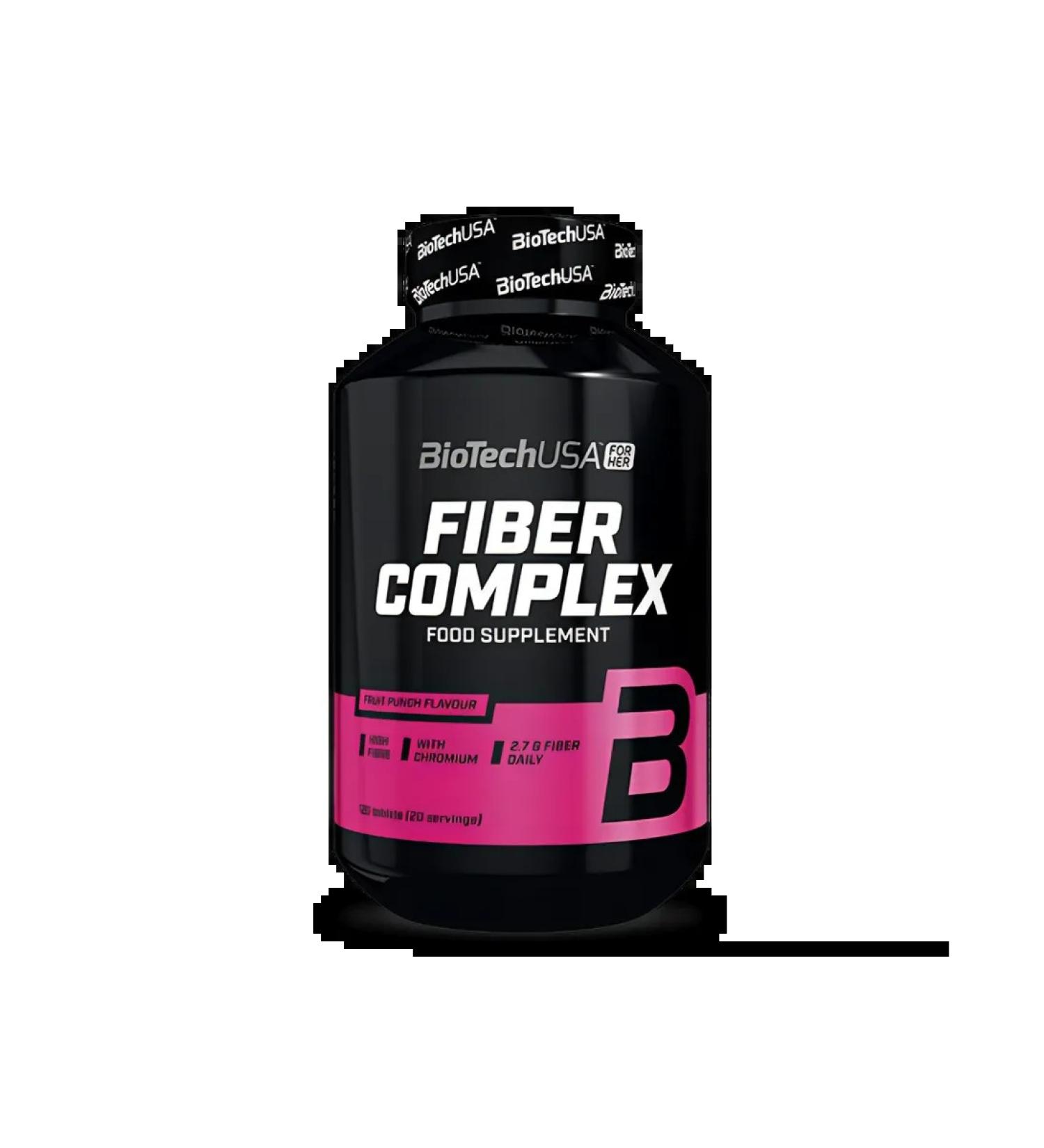 BioTechUSA Fiber Complex to improve metabolism 120 tons of Fruit Punch