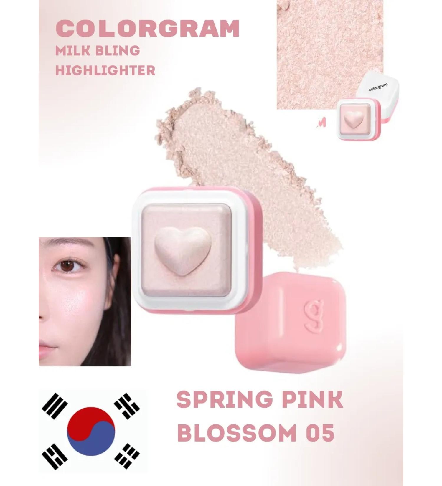 Colorgram Spring Pink Blossom 05 compact highlighter for the face - Buy Online on GoSupps.com