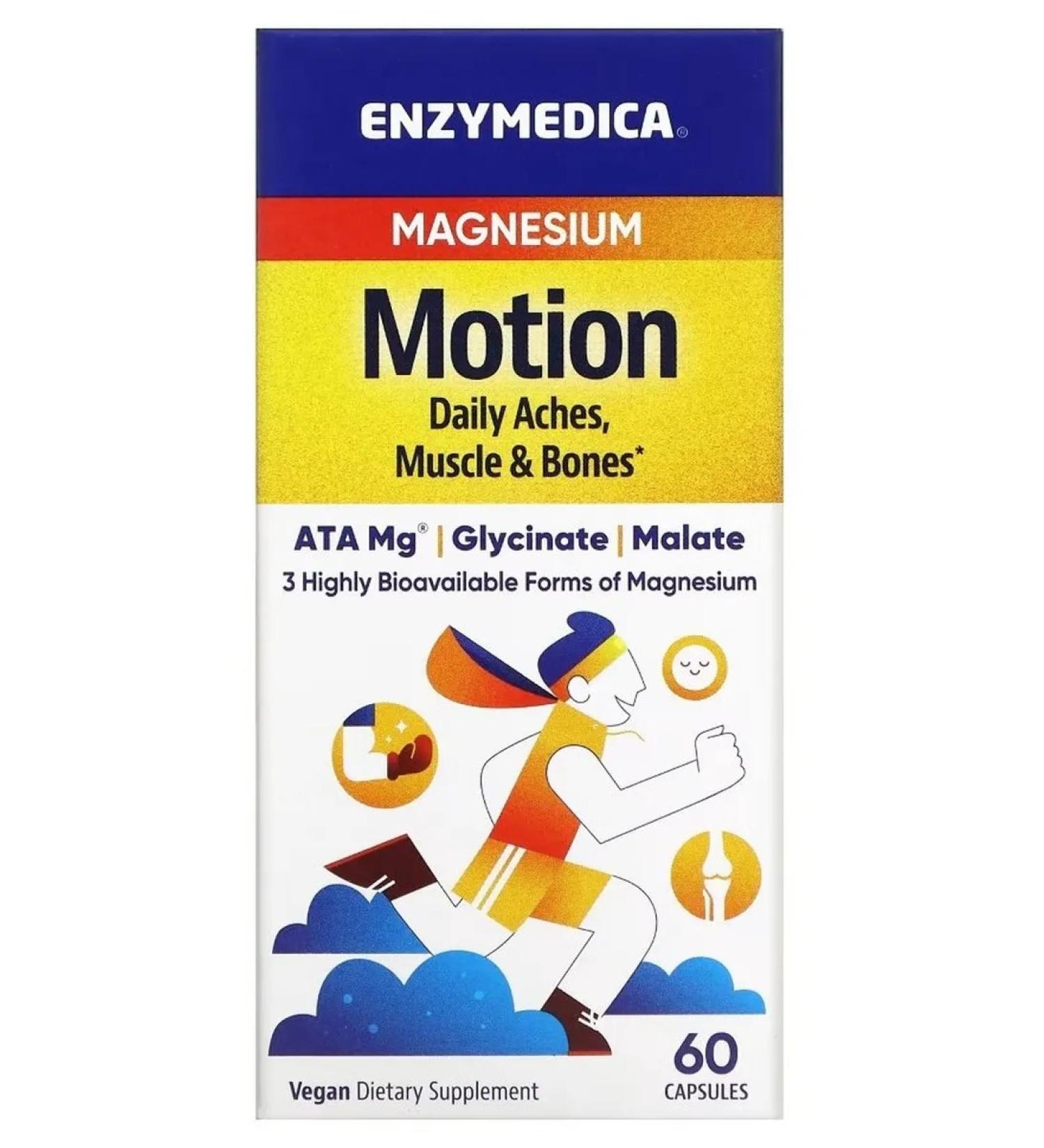 enzymedica Magnesia Magnesium Motion 60 cap