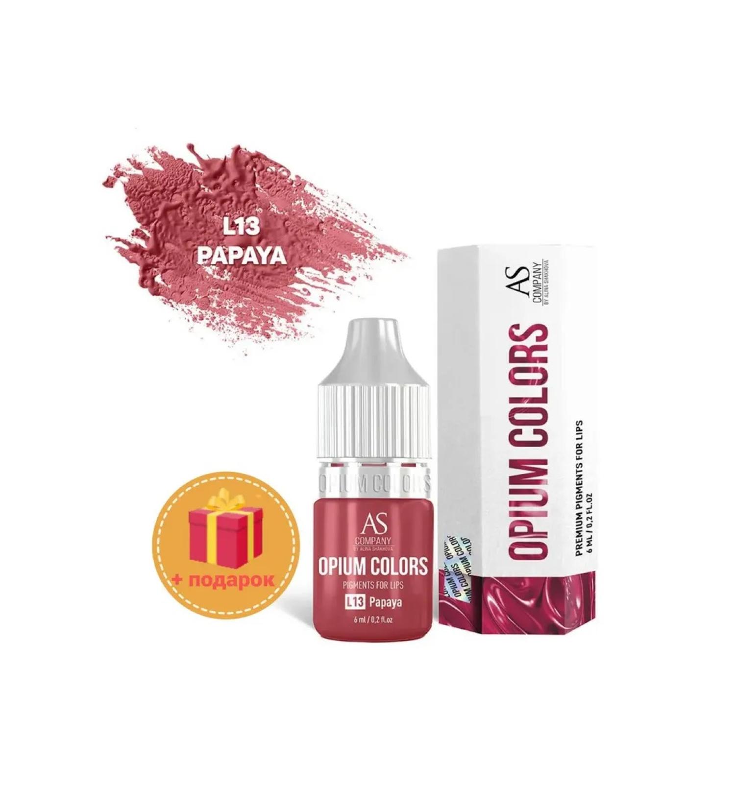 AS COMPANY BY ALINA SHAKHOVA Lip pigment As-Company Opium Colors L13 Papaya 6ml - Buy Online on GoSupps.com