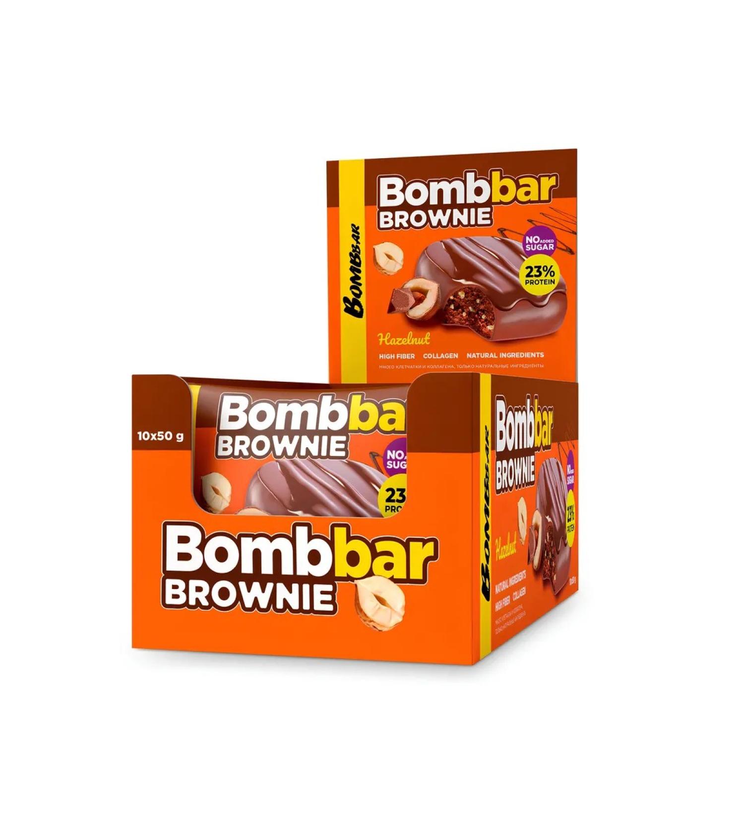 BombBar Cookies protein brownie walnut 50g 10g