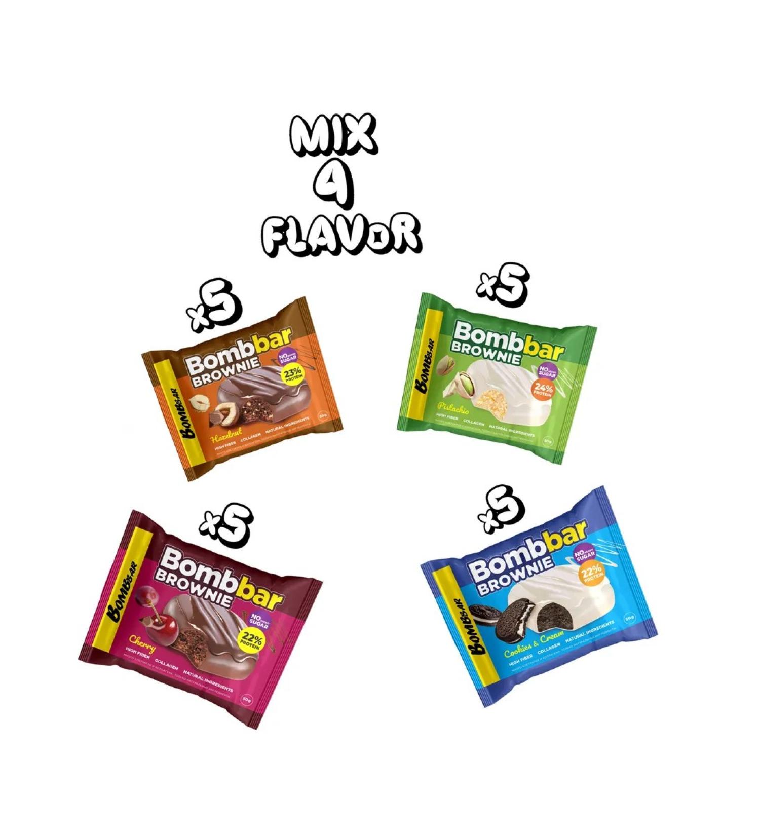 BombBar MIX 4x5pcs Brownie Cherry Hound Ore Fist