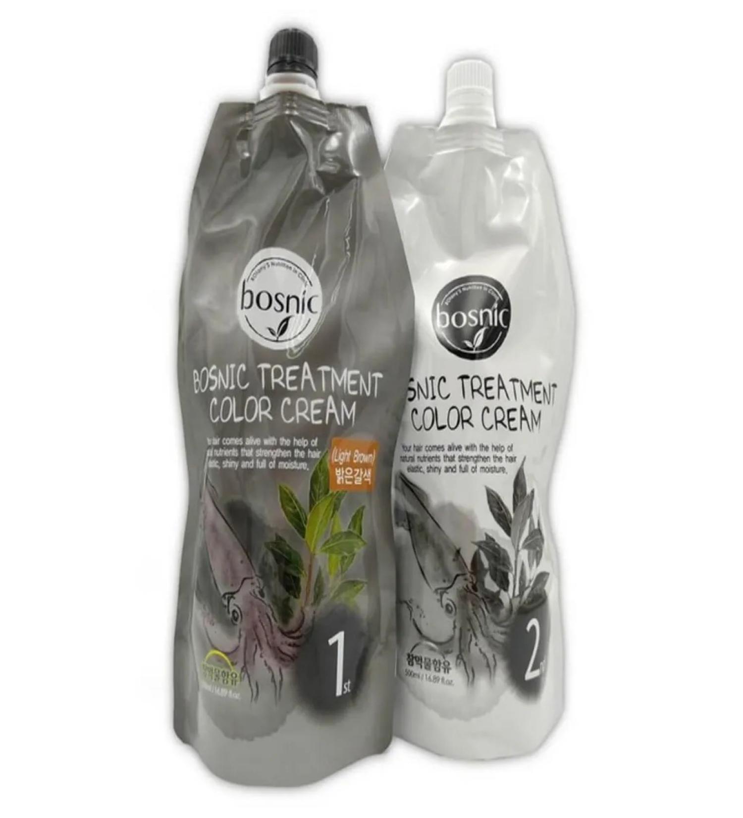 Bosnic Cream-color is light brown for hair without ammonia - Buy Online on GoSupps.com