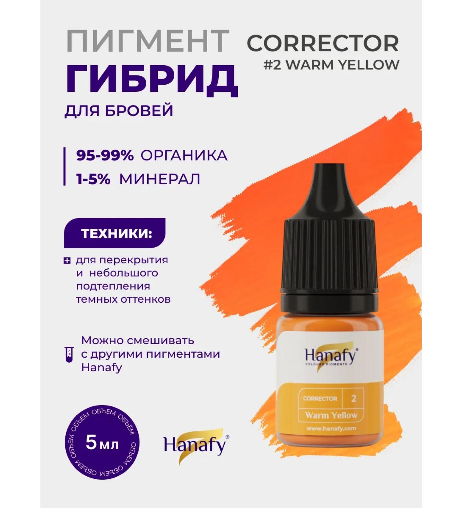 Hanafy Pigment corrector No. 2 permanent eyebrow eyebrow makeup 5 ml - Buy Online on GoSupps.com