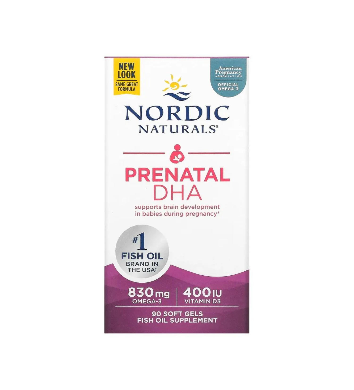 Nordic Naturals Prenatal DGK without flavorings 90 capsules - Buy Online on GoSupps.com
