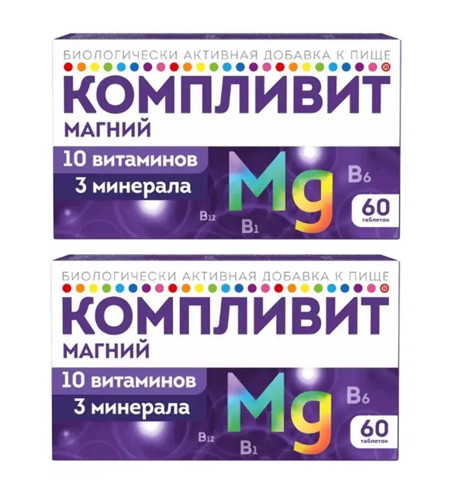 Complivit Magnesium 60 tablets 2 pcs