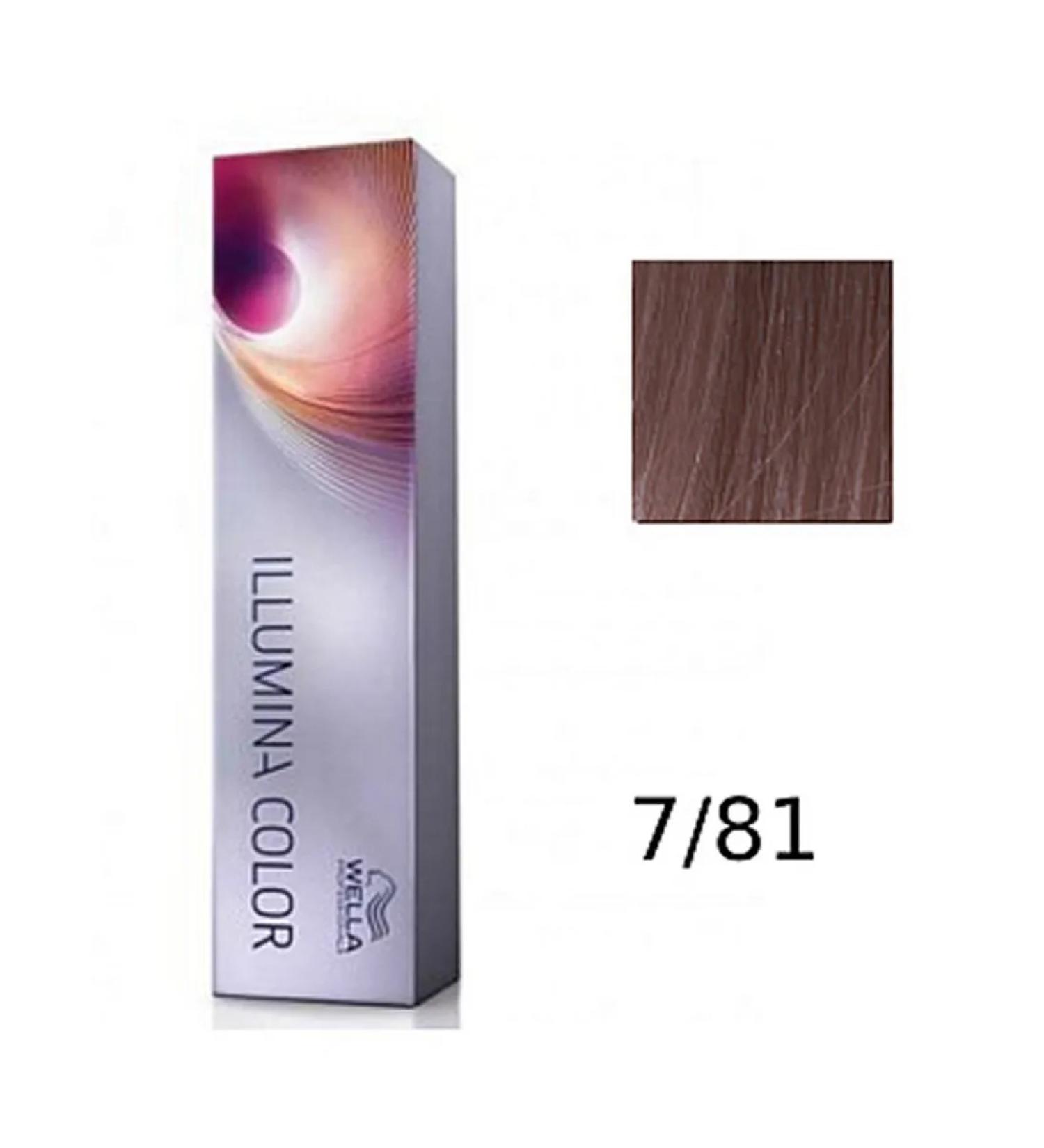 WELLA PROFESSIONALS Illumina Color 7 81 60ml cream - Buy Online on GoSupps.com