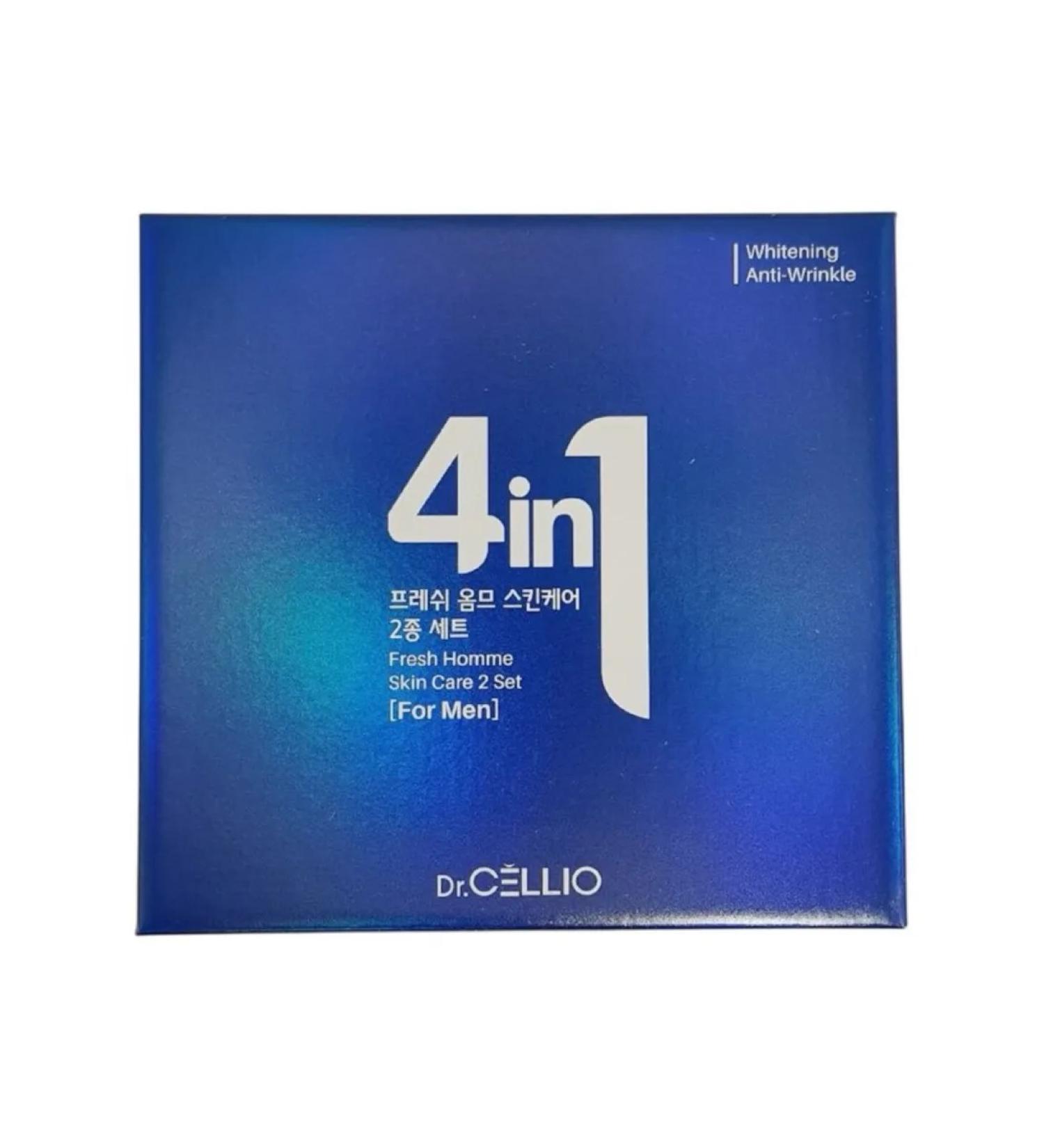 Dr Cellio 4 in 1 Fresh Homme Skin Care 2 Set Men's Crowning Set