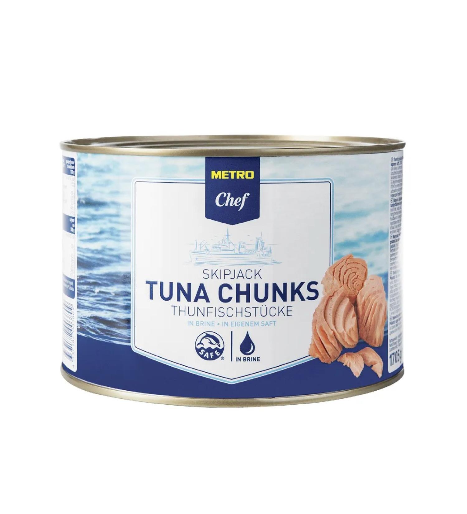 METRO Chef Tuna pieces in brine 1.705kg x 1 pcs