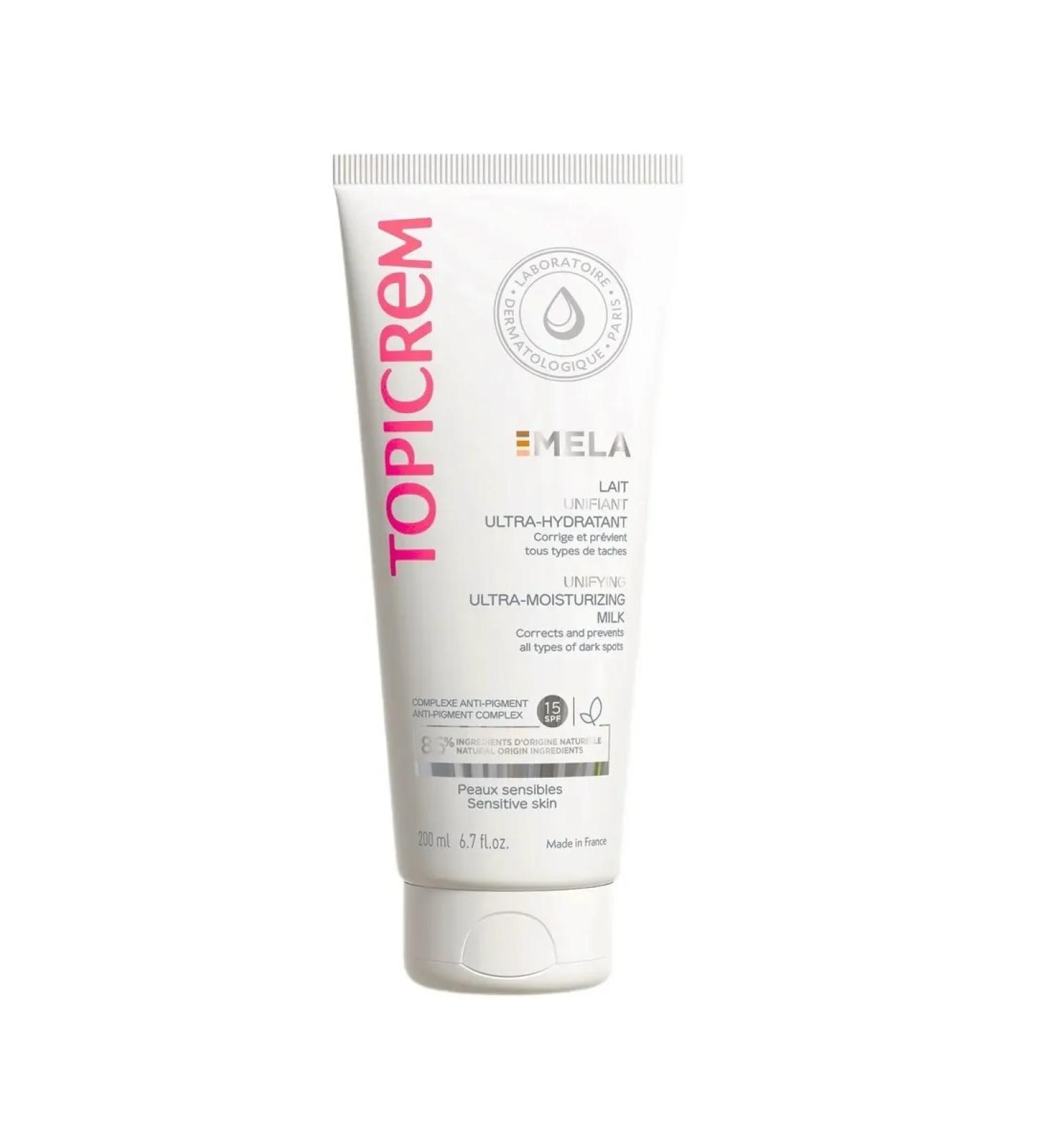 TOPICREM Ultra-moistening milk SPF15 200 ml - Buy Online on GoSupps.com