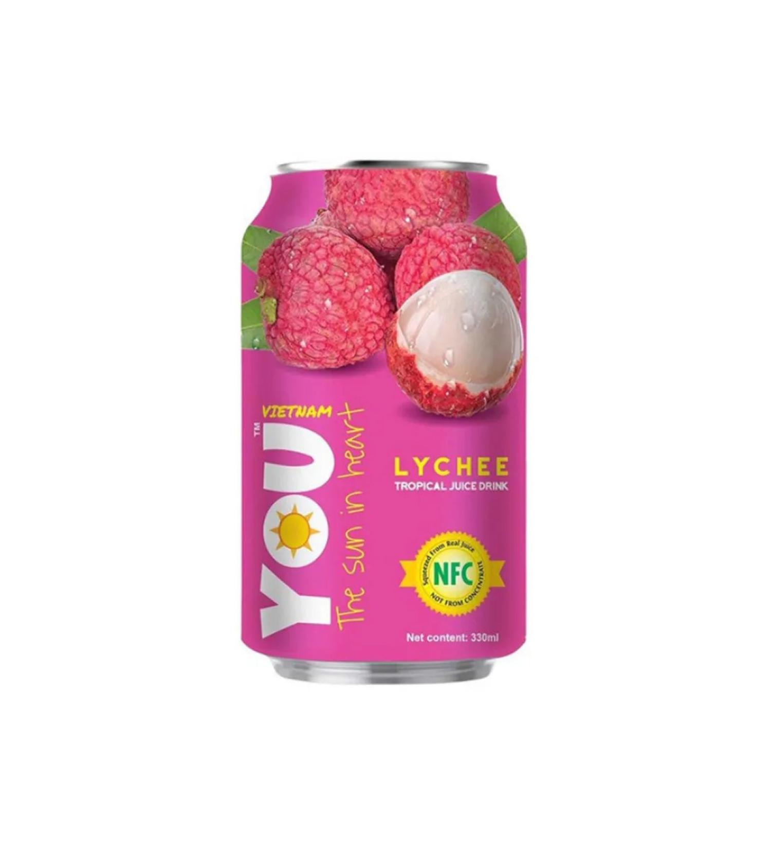 YOU Sokom -containing Lichi drink 330 ml