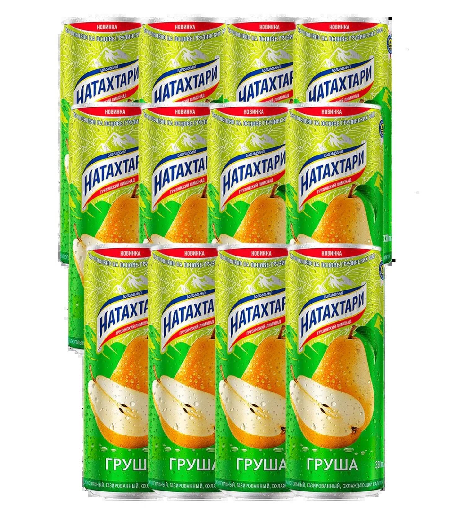 NATAKHTARI Lemodad Grusha 0.33l x 12 pcs b b b