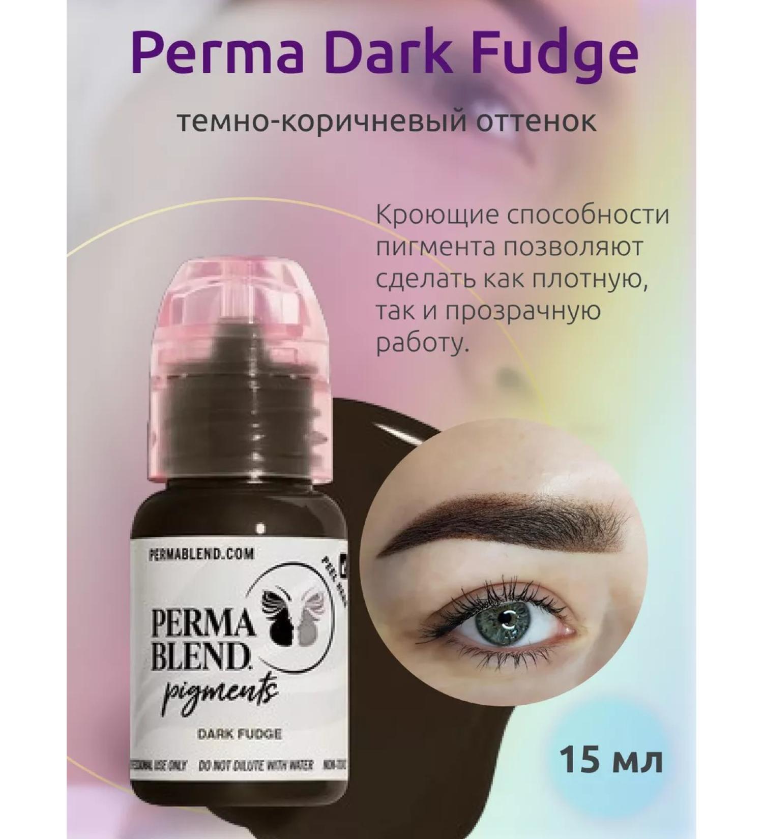 Perma Blend Dark Fudge eyebrow tattoo