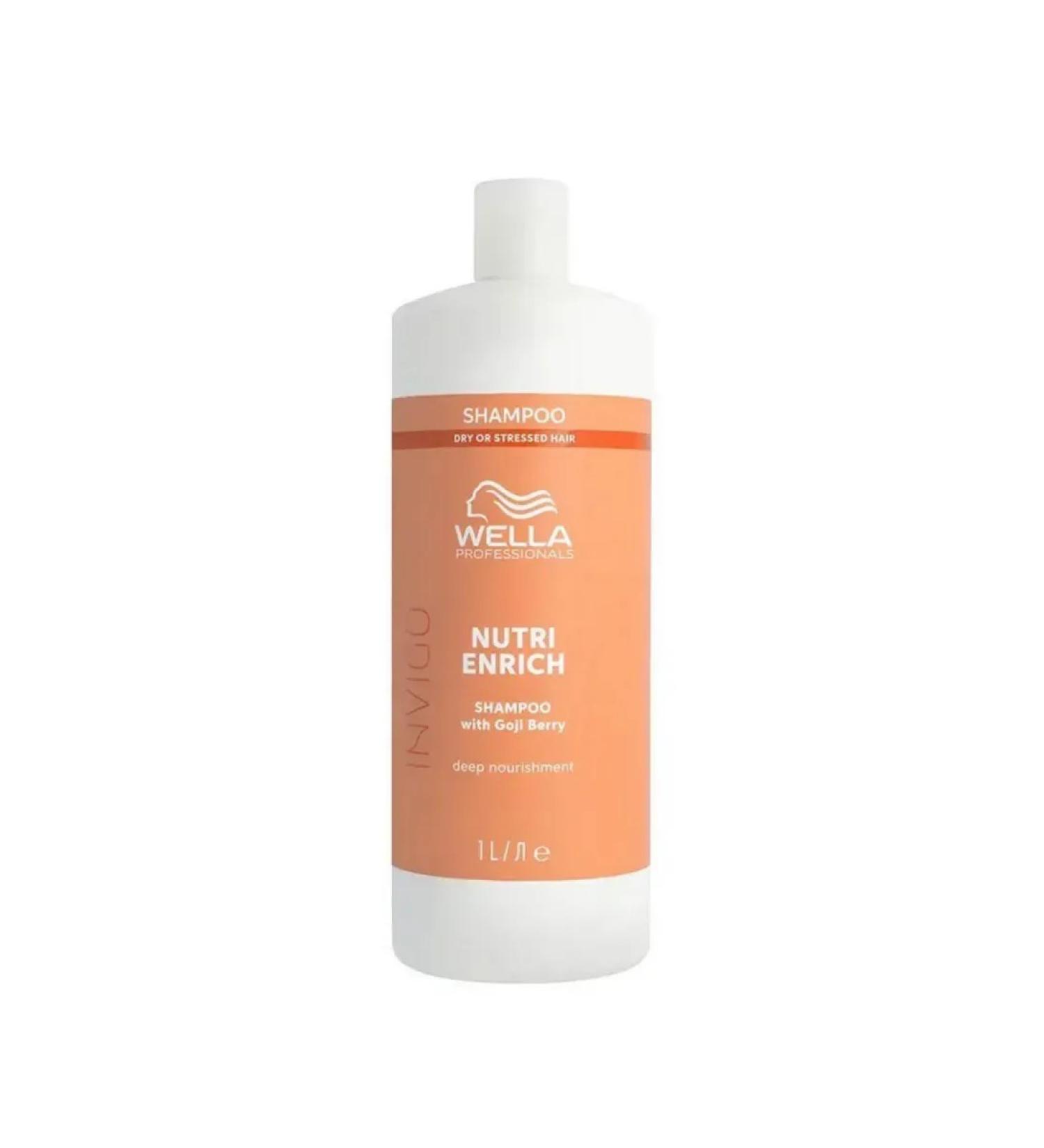 WELLA Invigo Nutri-Enrich Moisturizing Hair Shampoo 1l - Buy Online on GoSupps.com