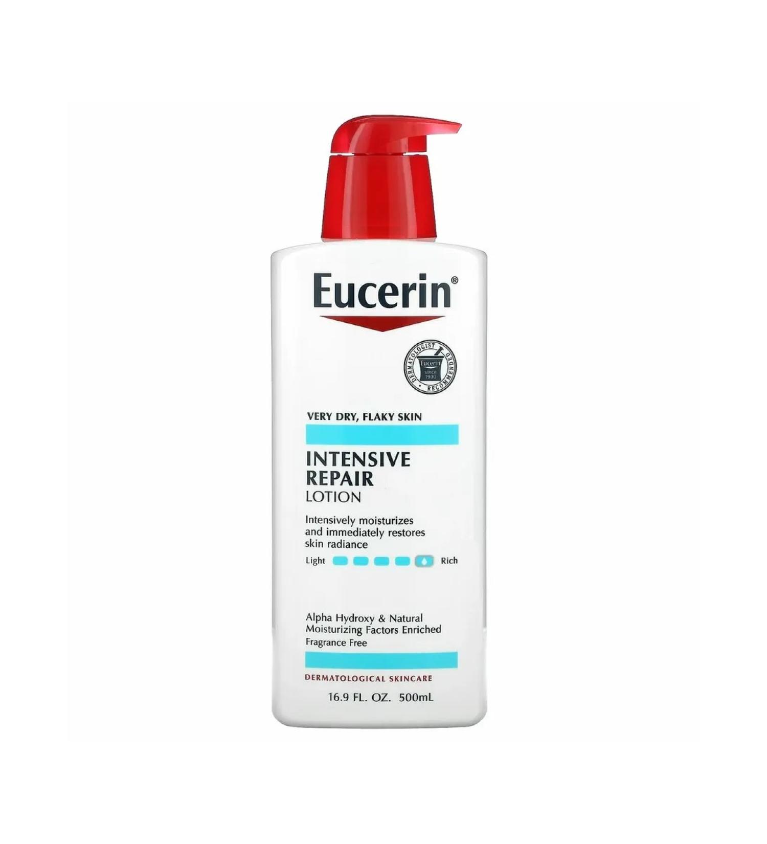 EUCERIN Intensive recovery saturated lotion without fragrances