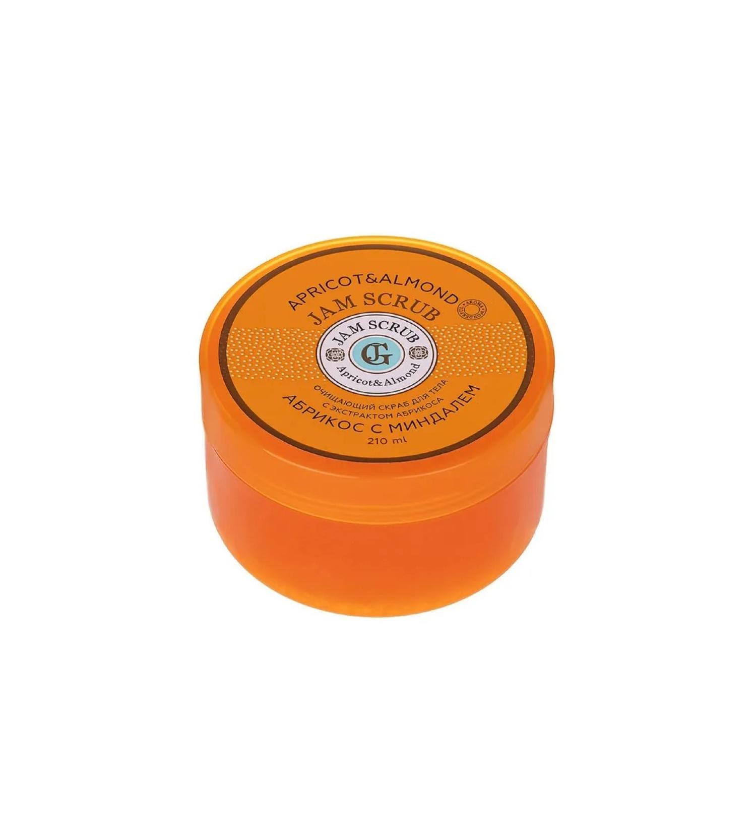 LOREN COSMETIC Jam-scrub for shower apricot with almonds Jam Scub 210 ml