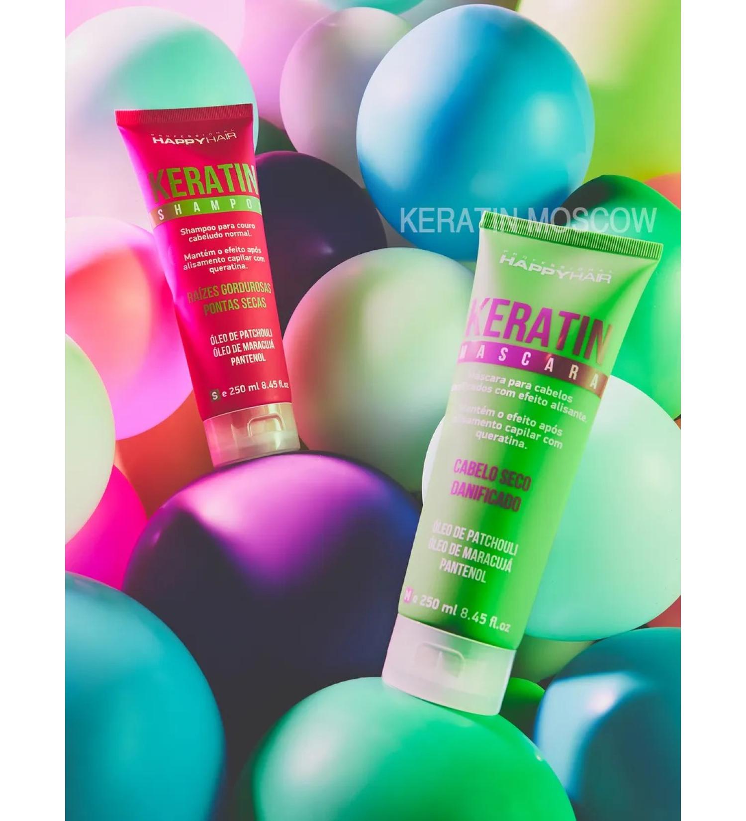 Keratin Moscow Happy Hair Keratin Hair mask shampoo - Buy Online on GoSupps.com