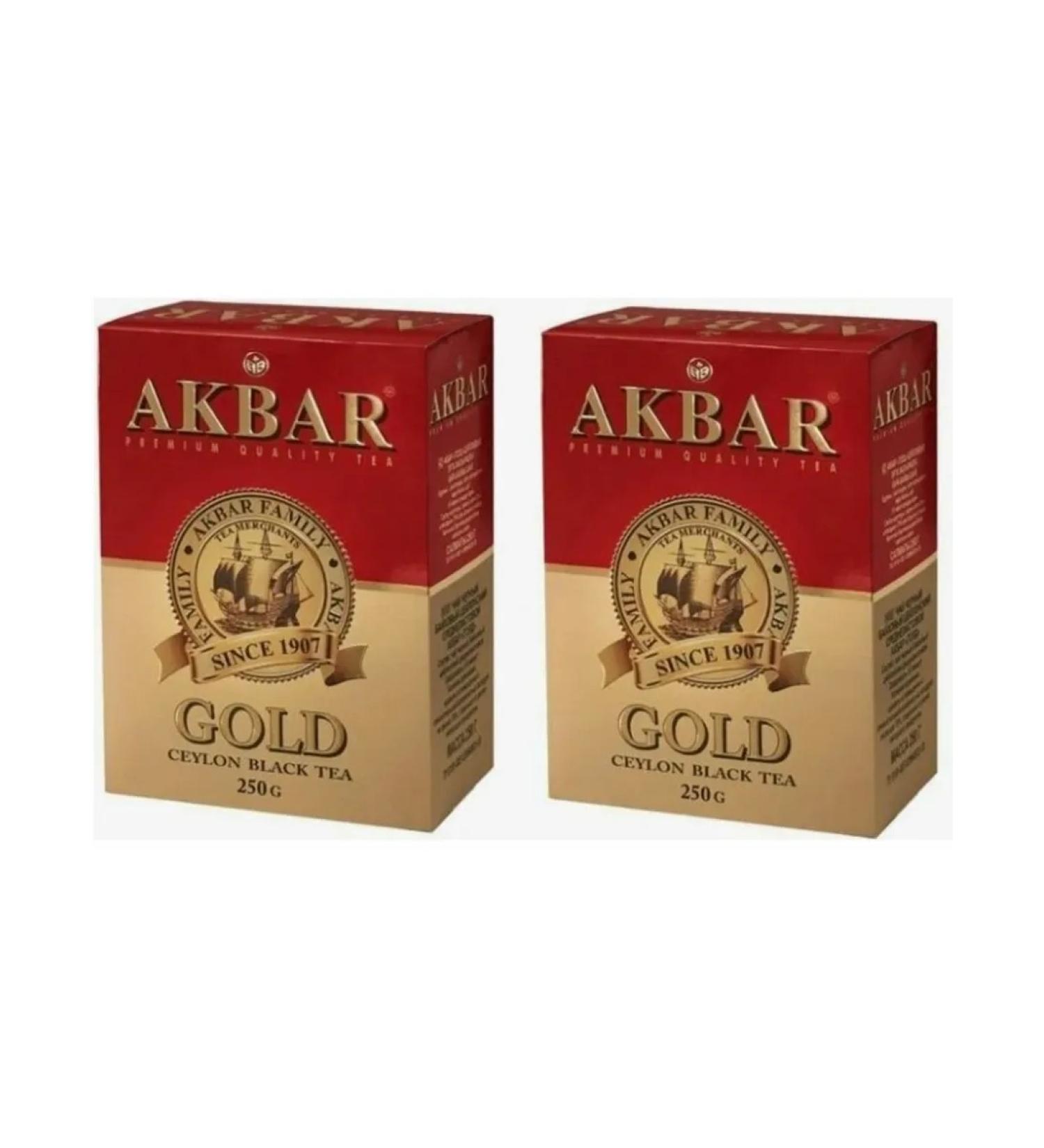 AKBAR Black Medium -Selistan Gold 250 g 2 pcs