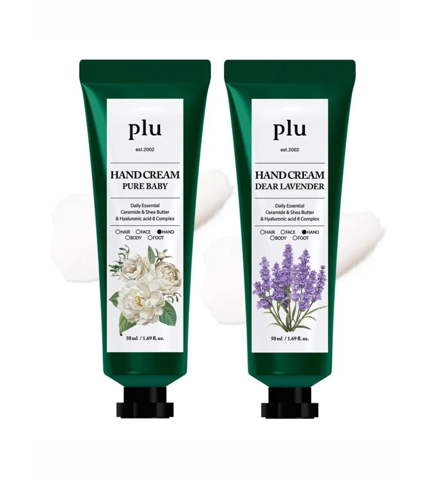 Plus A set of hand creams Hand Cream Duo Set 50ml*2pcs Korea - Buy Online on GoSupps.com