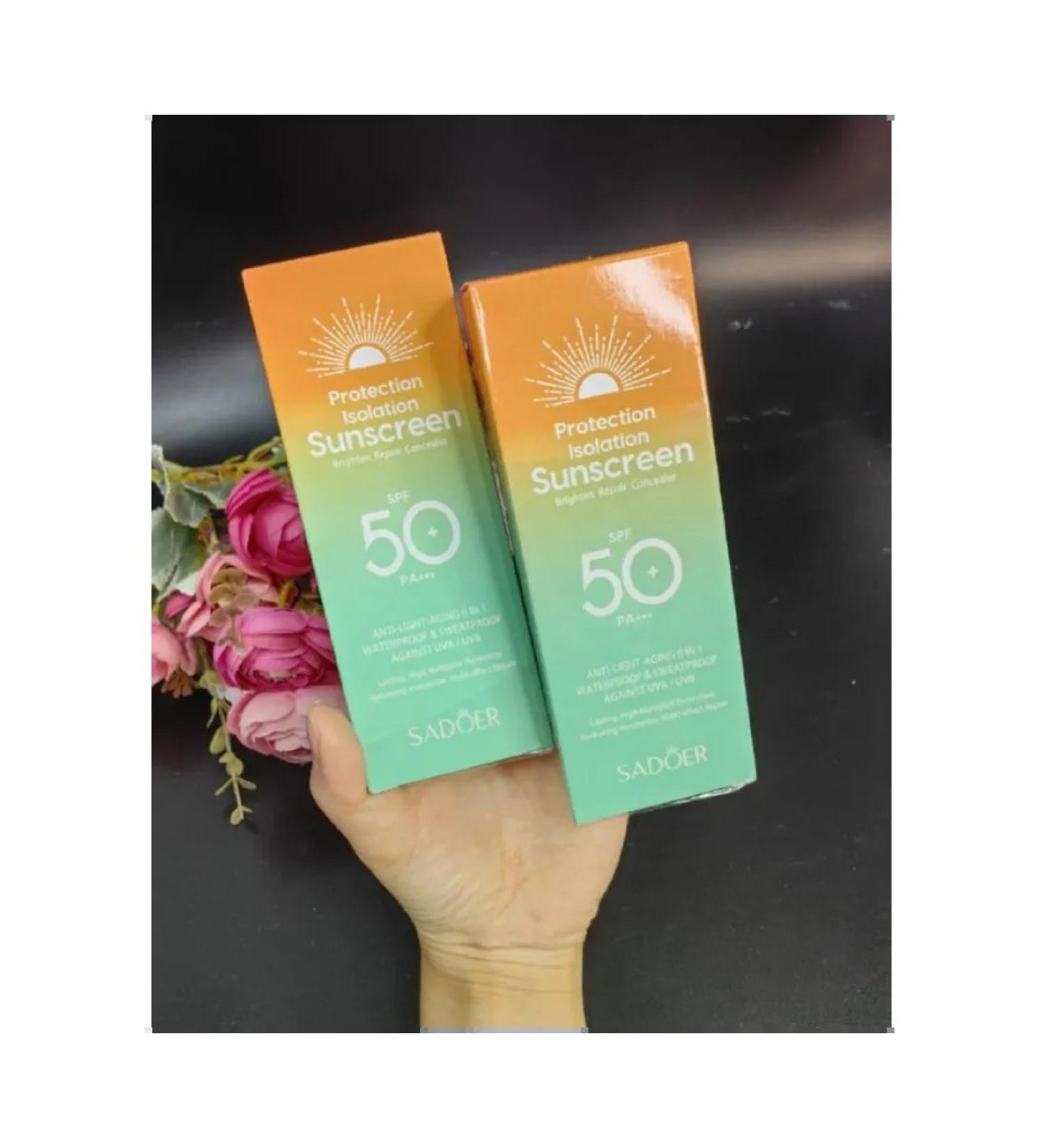 cream Sunwarbid crem for face and body with SPF 50 - Buy Online on GoSupps.com