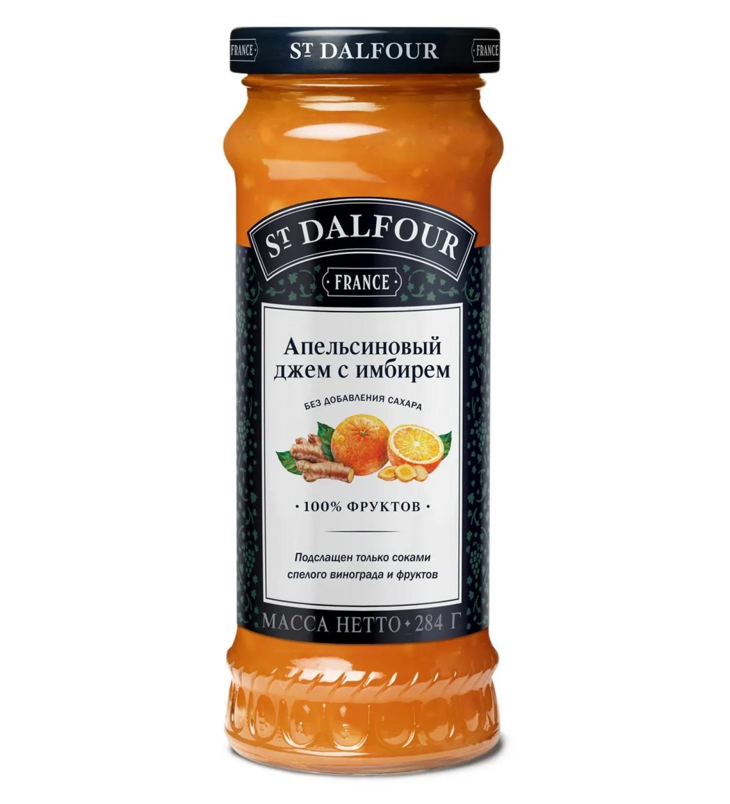 ST DALFOUR Jam orange-mbir without sugar 284g x 3 pcs