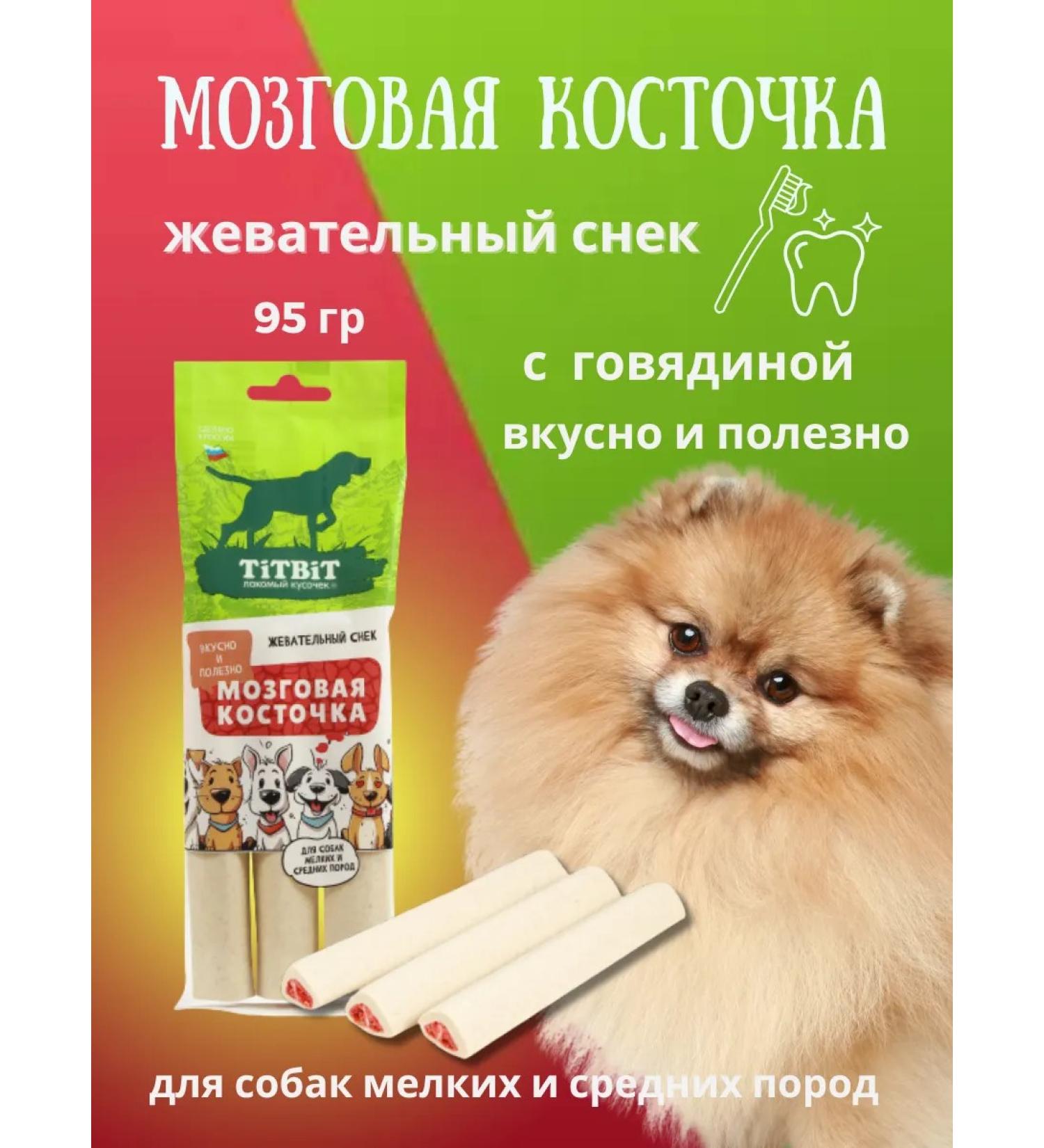 Titbit Chewing snack for dogs brain bone - Buy Online on GoSupps.com